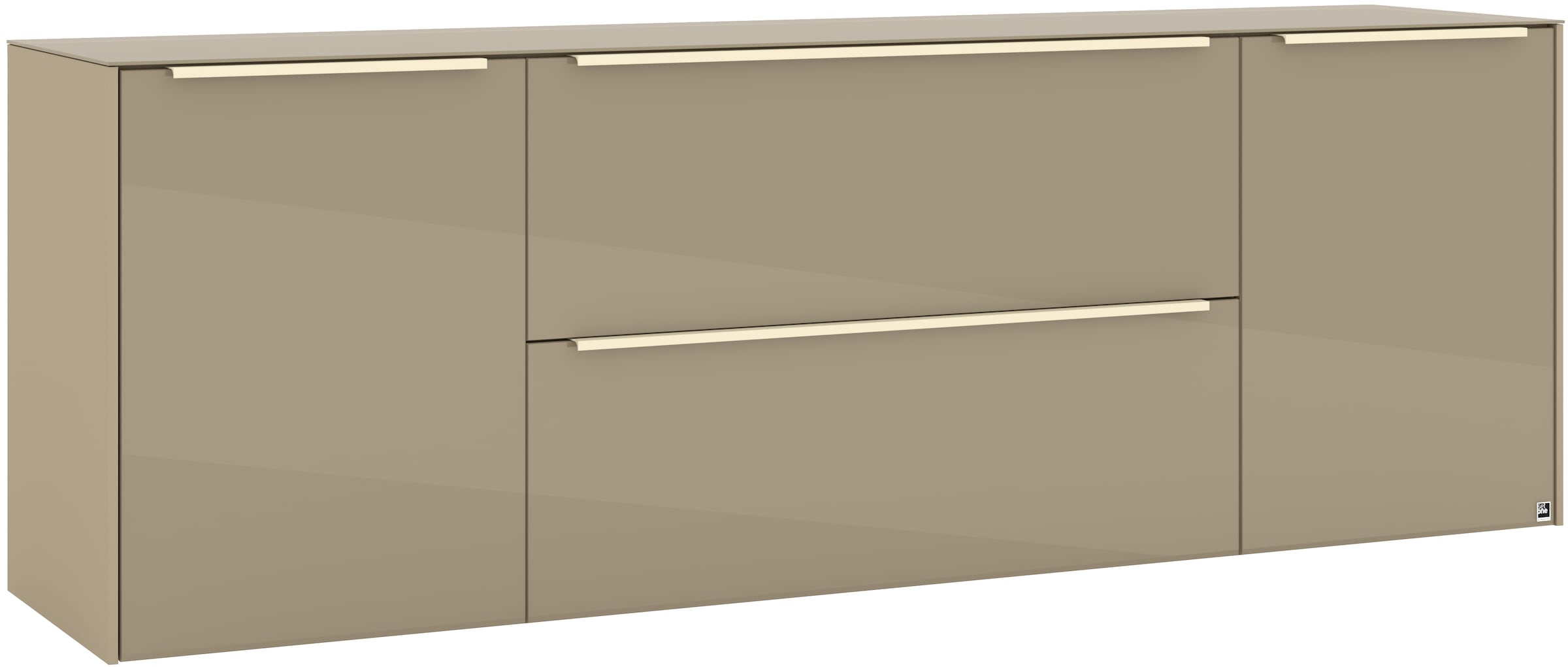 set one by Musterring Lowboard »Reno« 1 Stk. tlg. Mit Gleitern und in verschiedenen Farben erhältlich