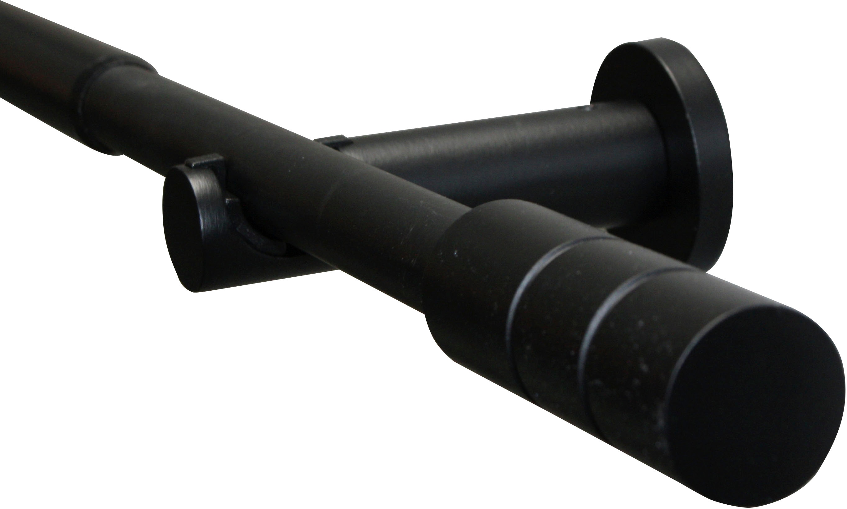 GARDINIA Gardinenstange "Set Metall" Ø 19 mm 1 läufig-läufig ausziehbar 1-Lauf