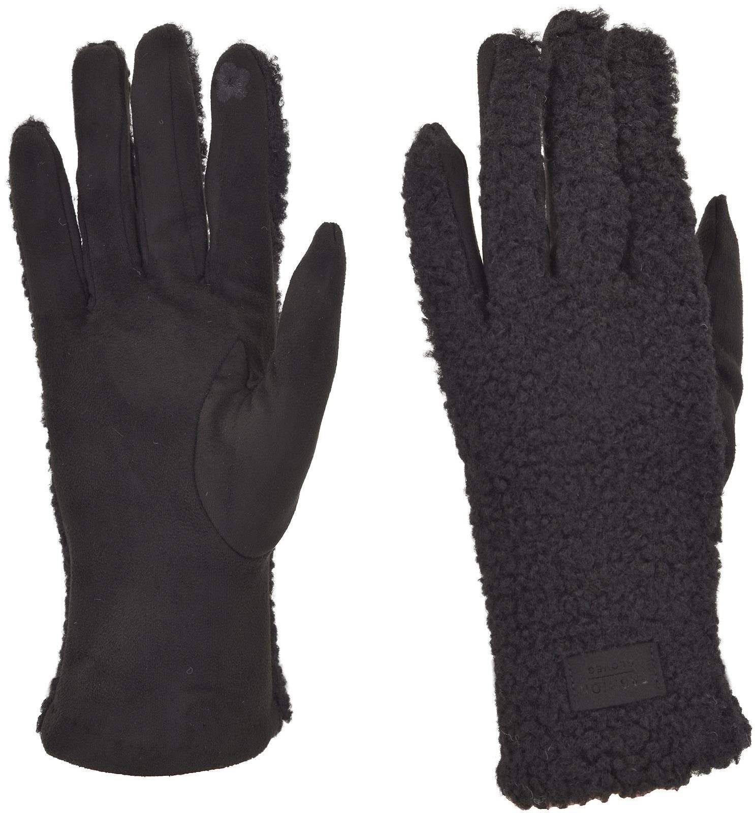 styleBREAKER Fleecehandschuhe "Touchscreen Handschuhe mit Teddyplüsch" 1 Stk.