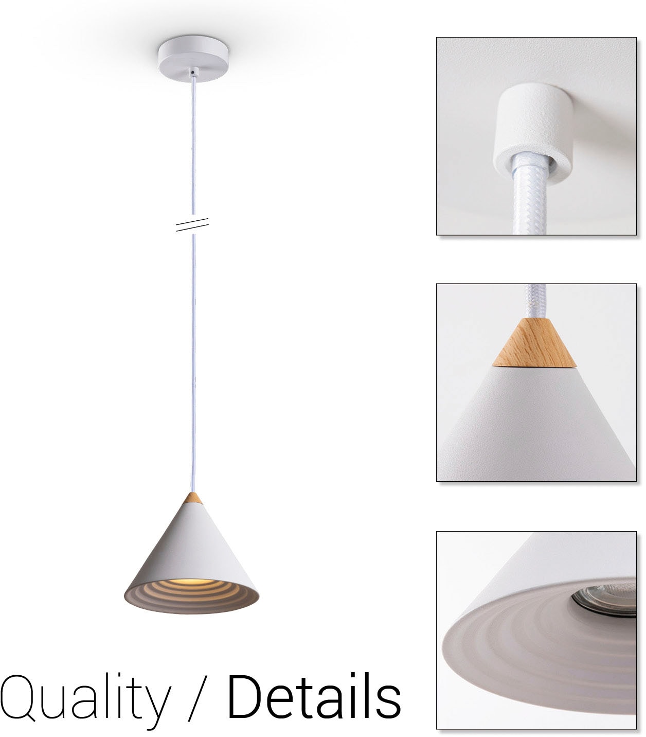 Pendelleuchte Küchenlampe Home Industrial Pendelleuchte Metall Esszimmer »ROLLINA«, GU10 BAUR Design Paco |