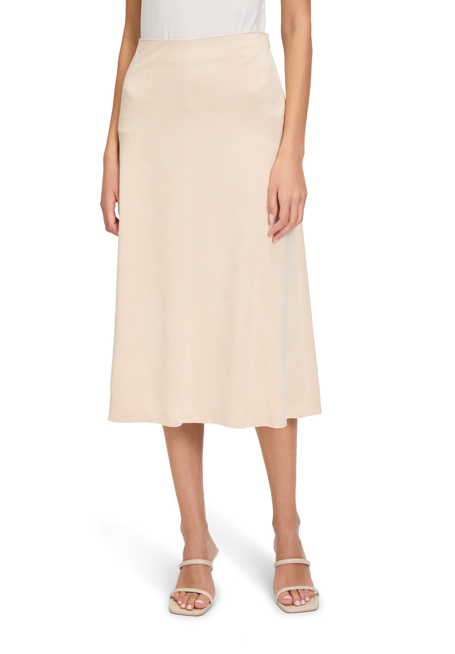Betty Barclay Maxirock "Betty Barclay Damen A-Linien-Rock unifarben", Mater günstig online kaufen