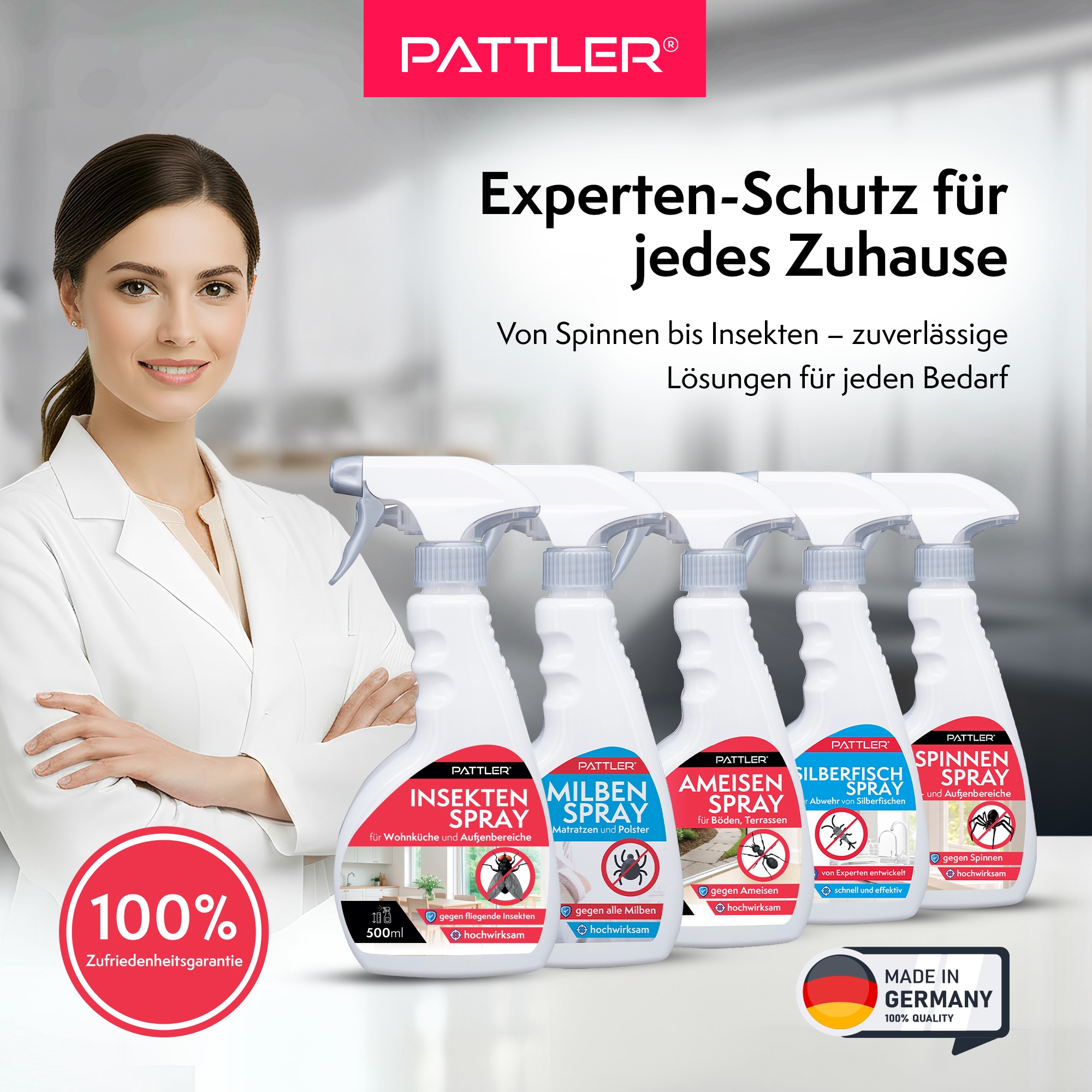 Pattler Insektenspray »Insekten- und Mückenspray« 500 ml
