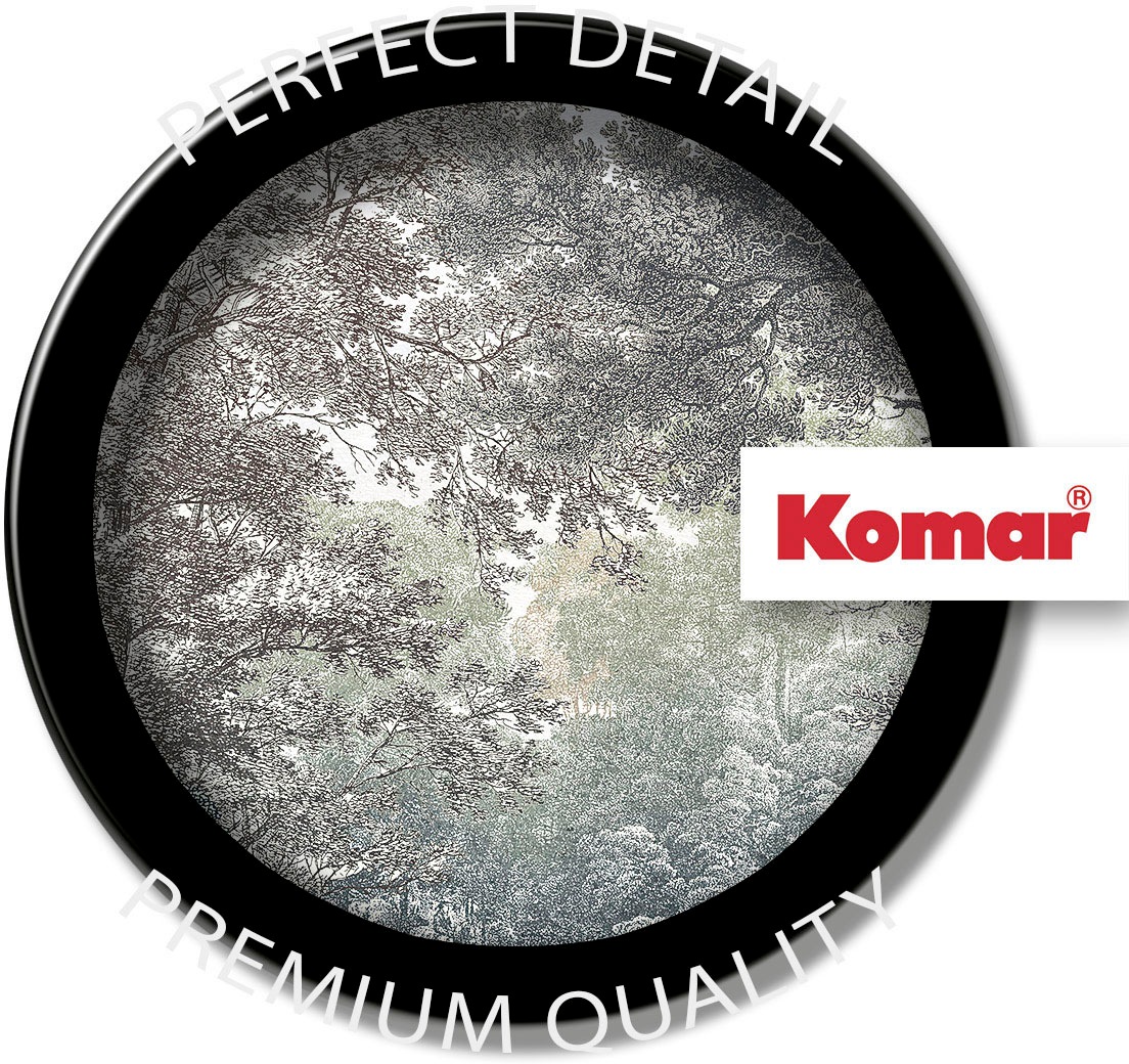 Komar Fototapete »Digitaldruck Vlies - Wood Wide Web - Größe 400 x 280 cm«, bedruckt, Wohnzimmer, Schlafzimmer