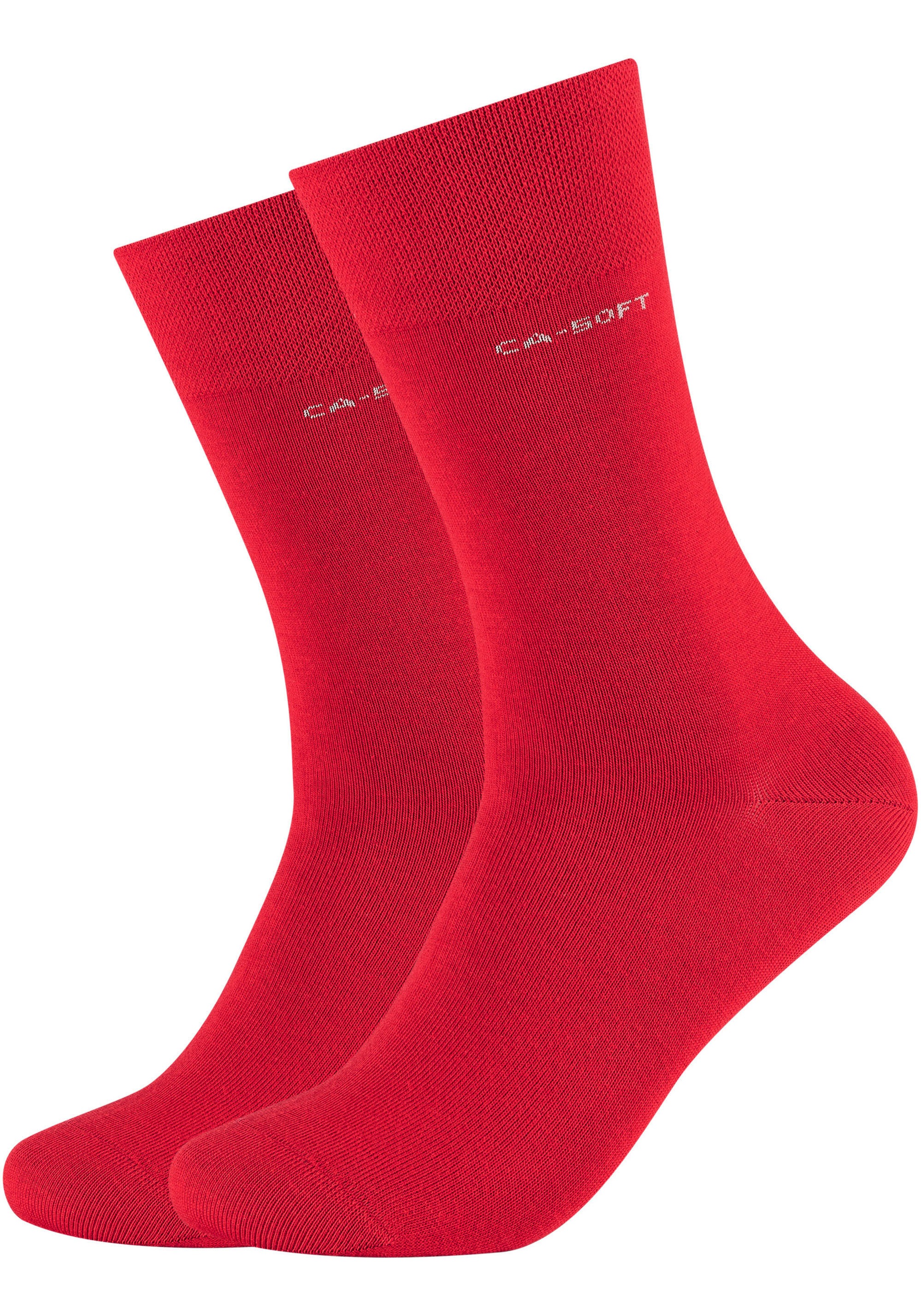 Camano Socken »ca-soft«, (4 Paar), mit verstärktem Fersen- und Zehenbereich