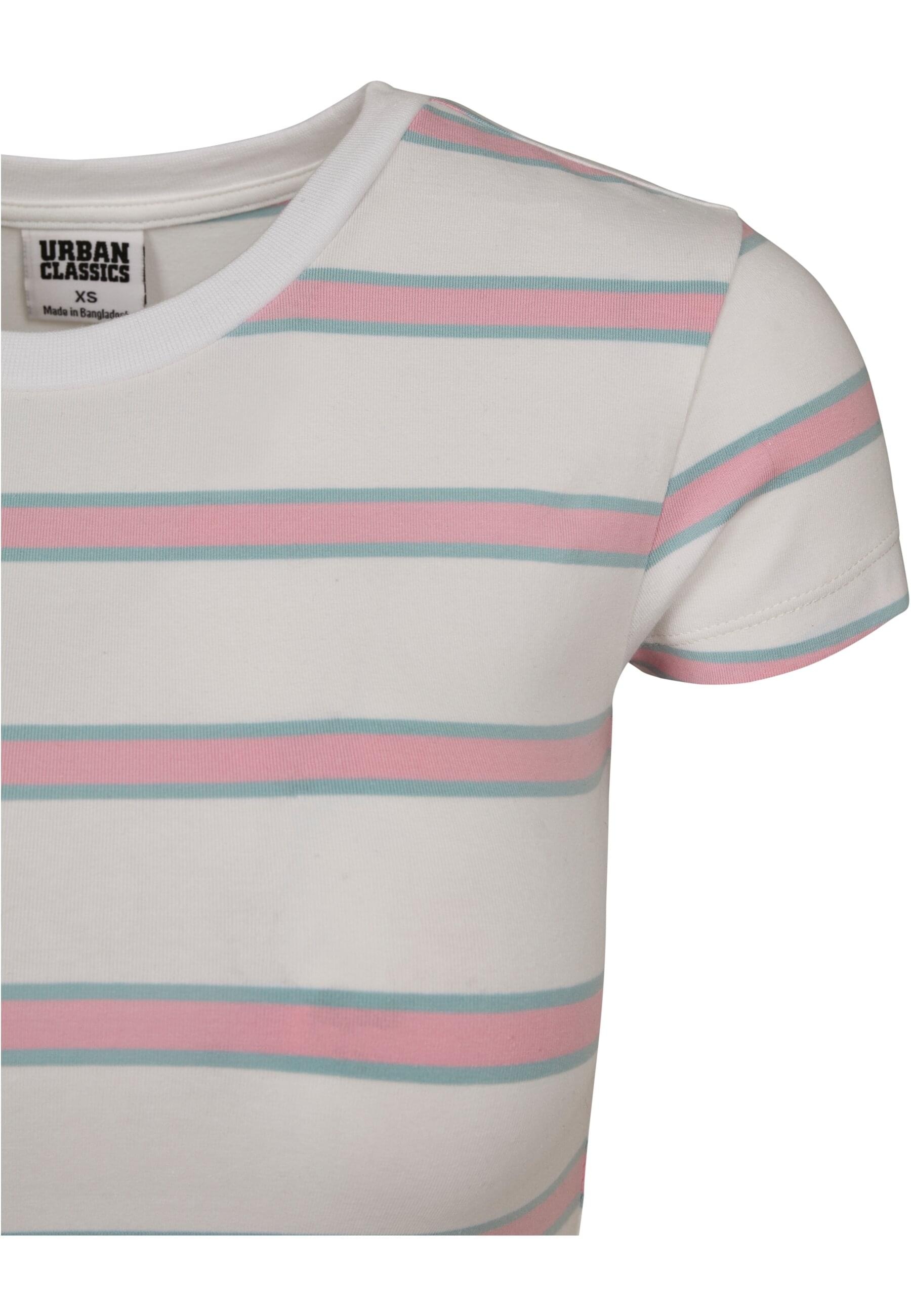 URBAN CLASSICS T-Shirt »Urban Classics Damen Ladies Stripe Cropped Tee«, (1 tlg.)