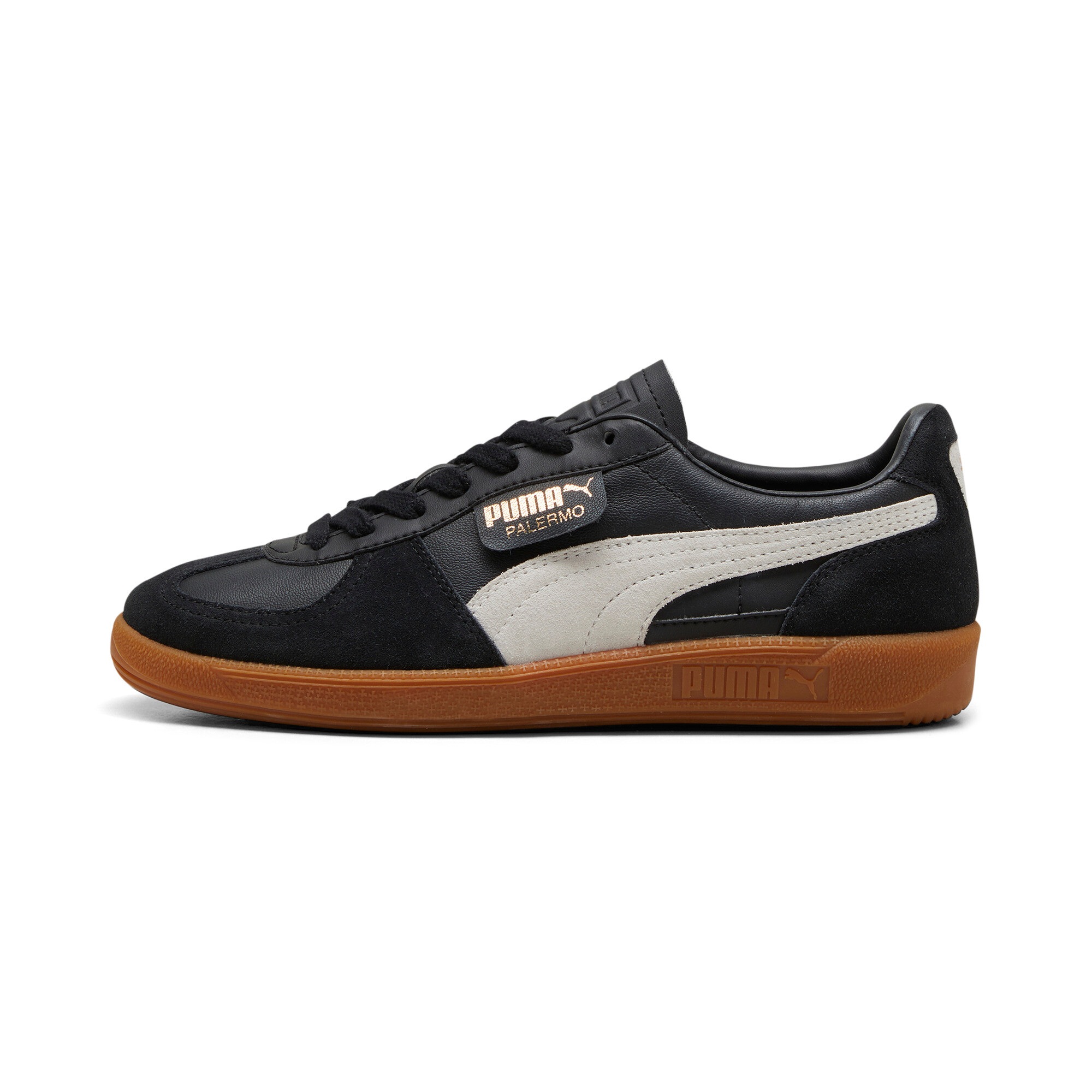 PUMA Sneaker "PALERMO LTH" mit Obermaterial aus Leder, mit Overlays aus Wil günstig online kaufen