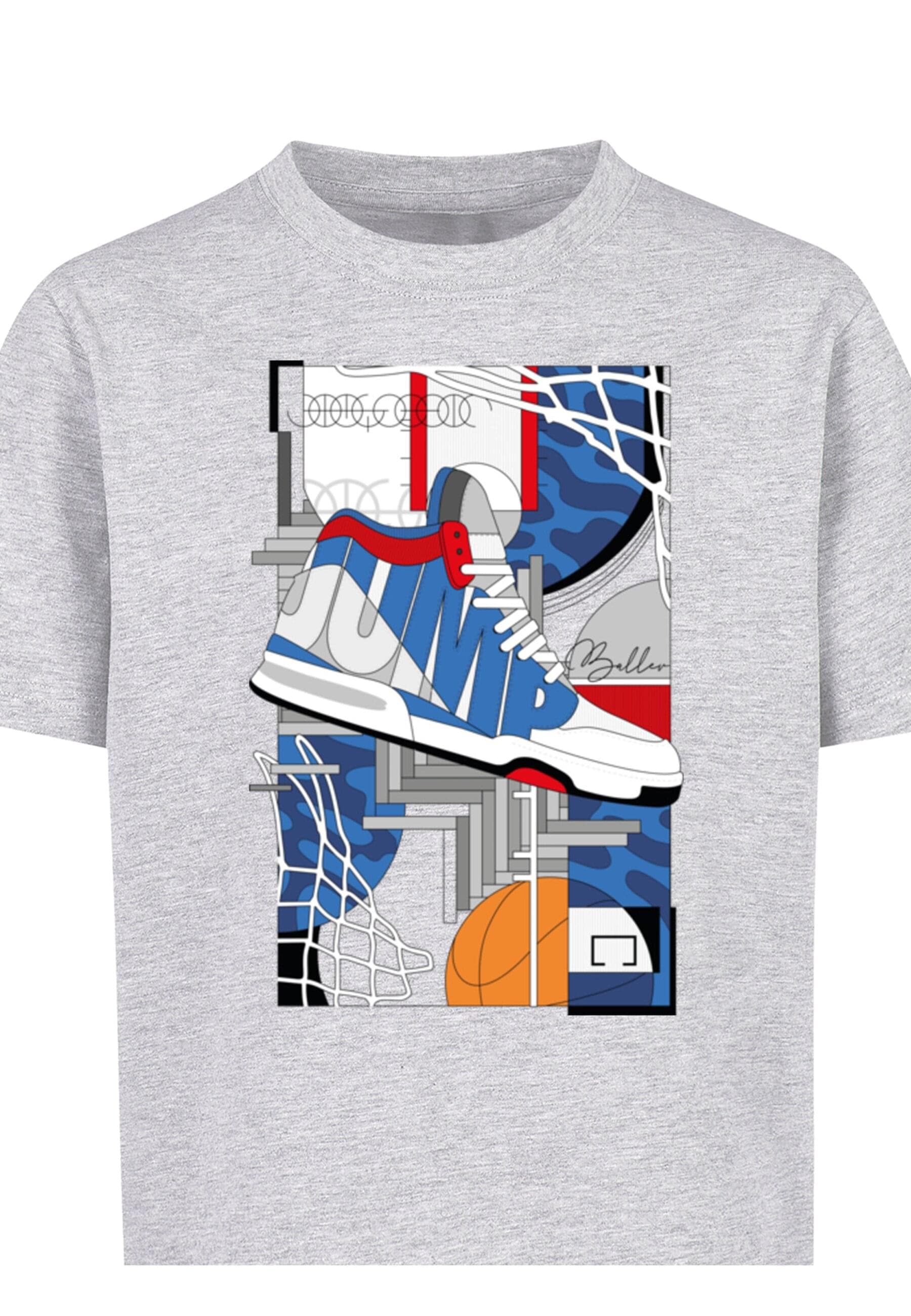 MisterTee T-Shirt »MisterTee Herren Kids Sneaker Collage Tee«, (1 tlg.)