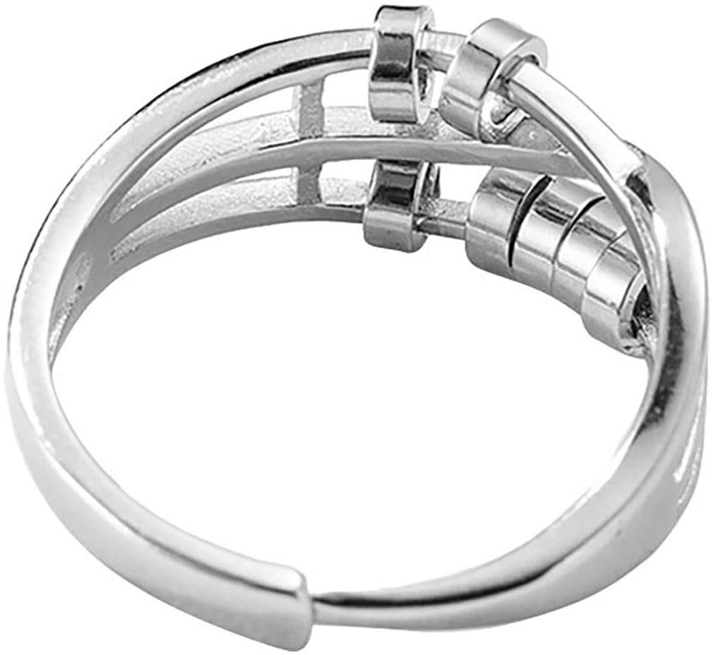 Firetti Fingerring »Schmuck Geschenk Silber 925 Damenring Silberring Lucky Antistress«, Made in Germany