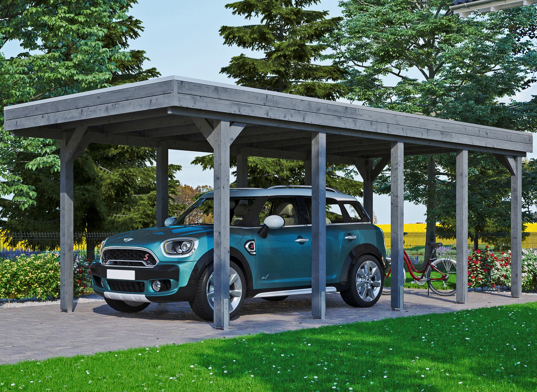 Skanholz Stoginė automobiliui »Friesland« Ficht...