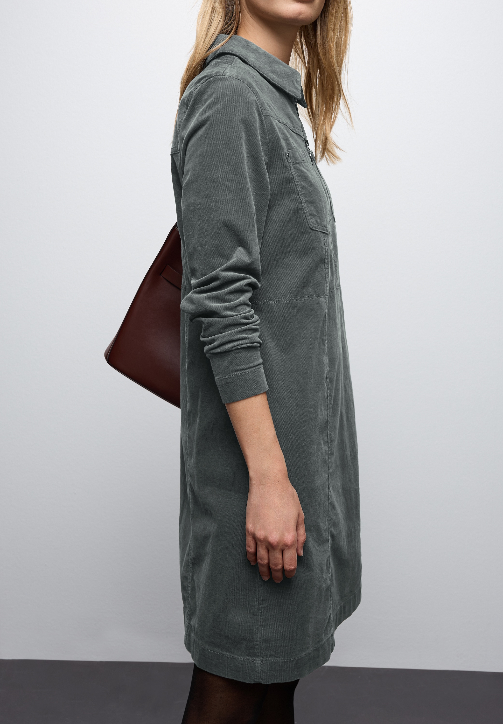 STREET ONE Cordkleid, mit Zipper