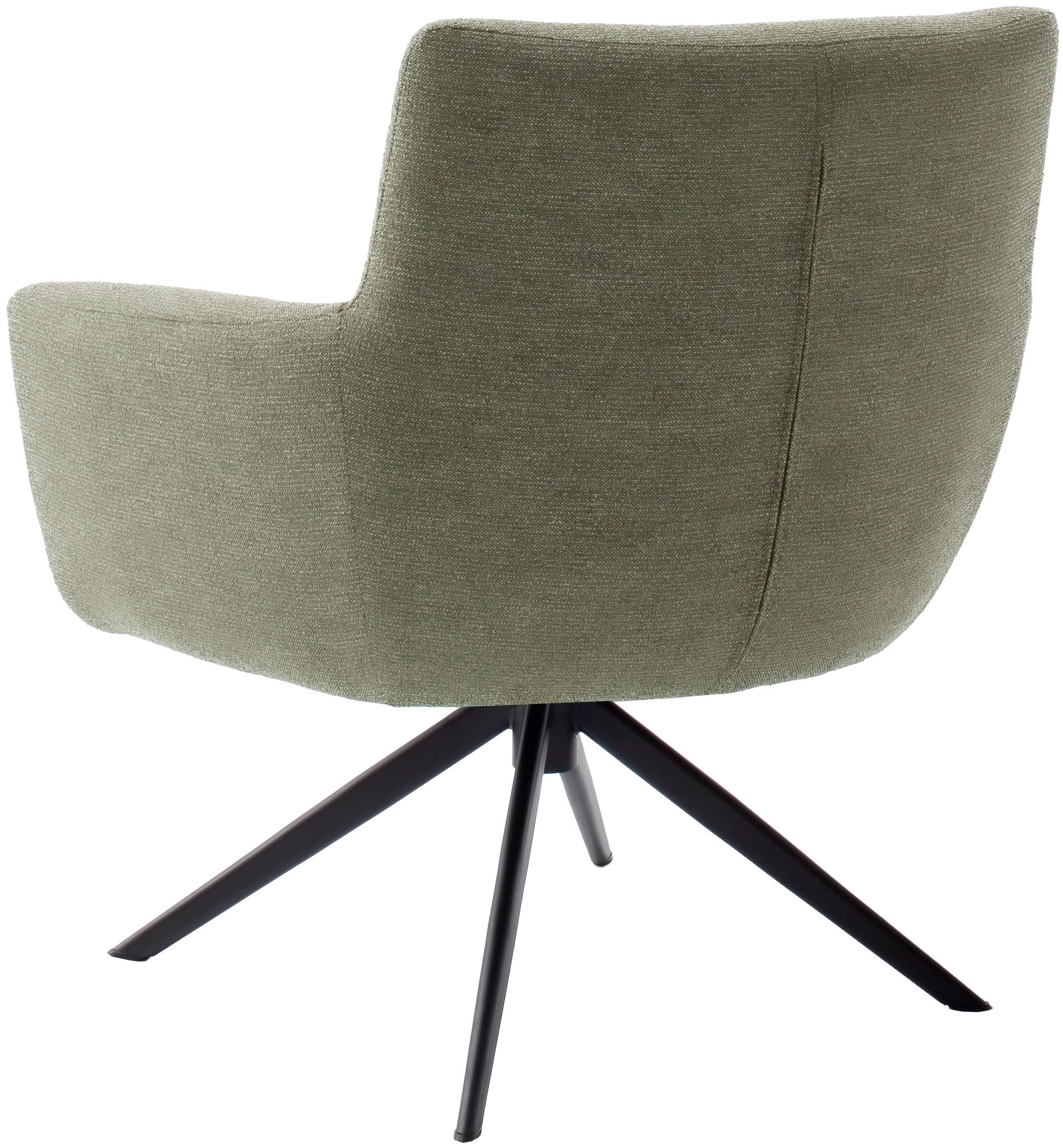 MCA furniture 4-Fußstuhl »WILSON Esszimmerstuhl, Armlehnstuhl, Polsterstuhl, modern«, (Set), 1 St., Flachgewebe, Stuhl, Armlehnenstuhl, drehbar, Taschenfederkern, belastbar 160 kg,XXL