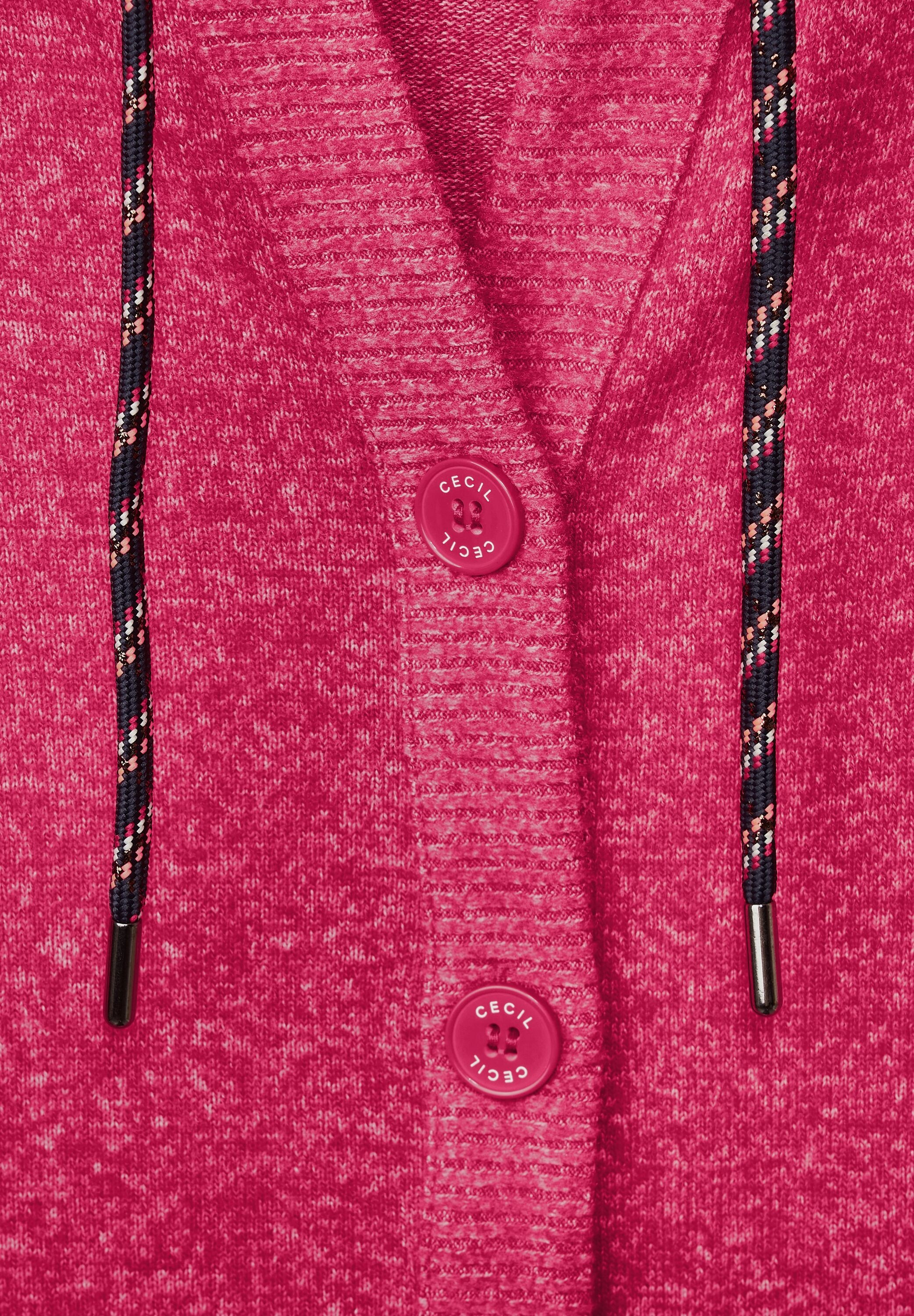 Cecil Shirtjacke »Cosy Melange Hoody Jacke«, mit Kapuze für kaufen | BAUR | Shirtjacken