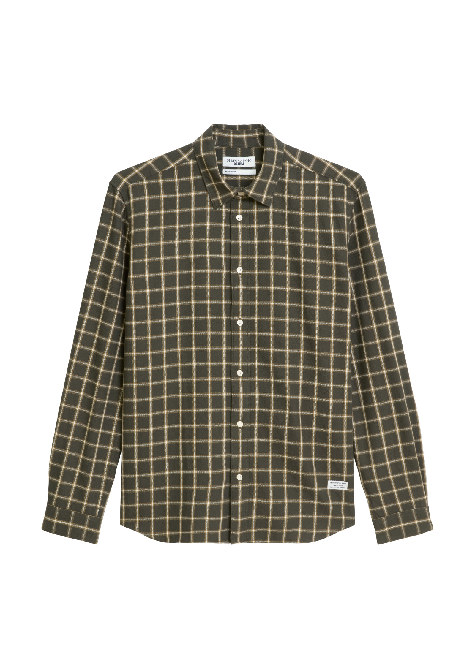 Marc O'Polo DENIM Langarmhemd »aus reiner Bio-Baumwolle«