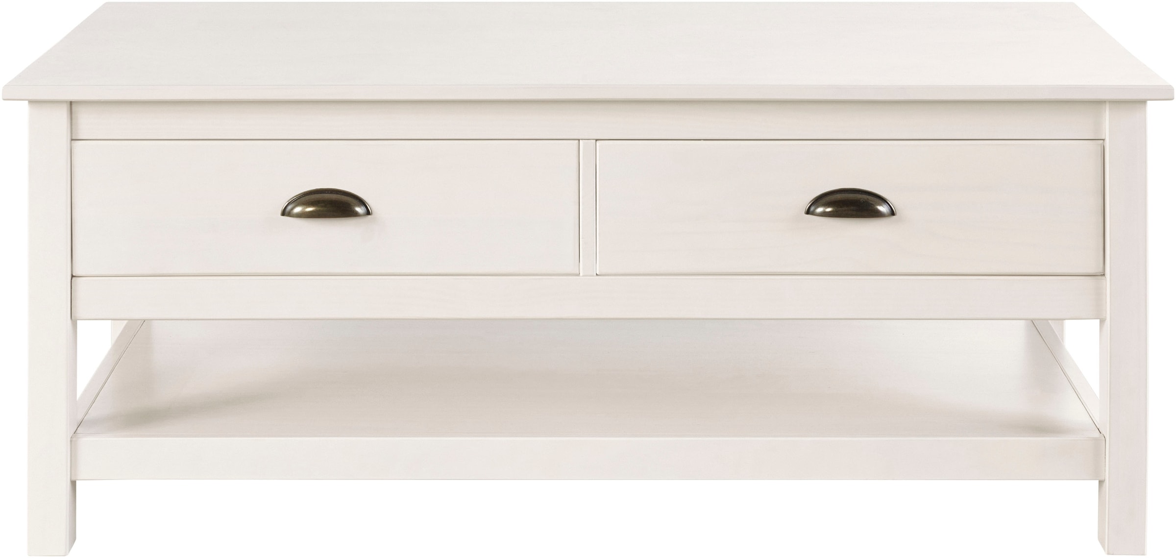 OTTO home Couchtisch "Schröder" mit 2 Schubladen und 1 Einlegeboden, aus ma günstig online kaufen