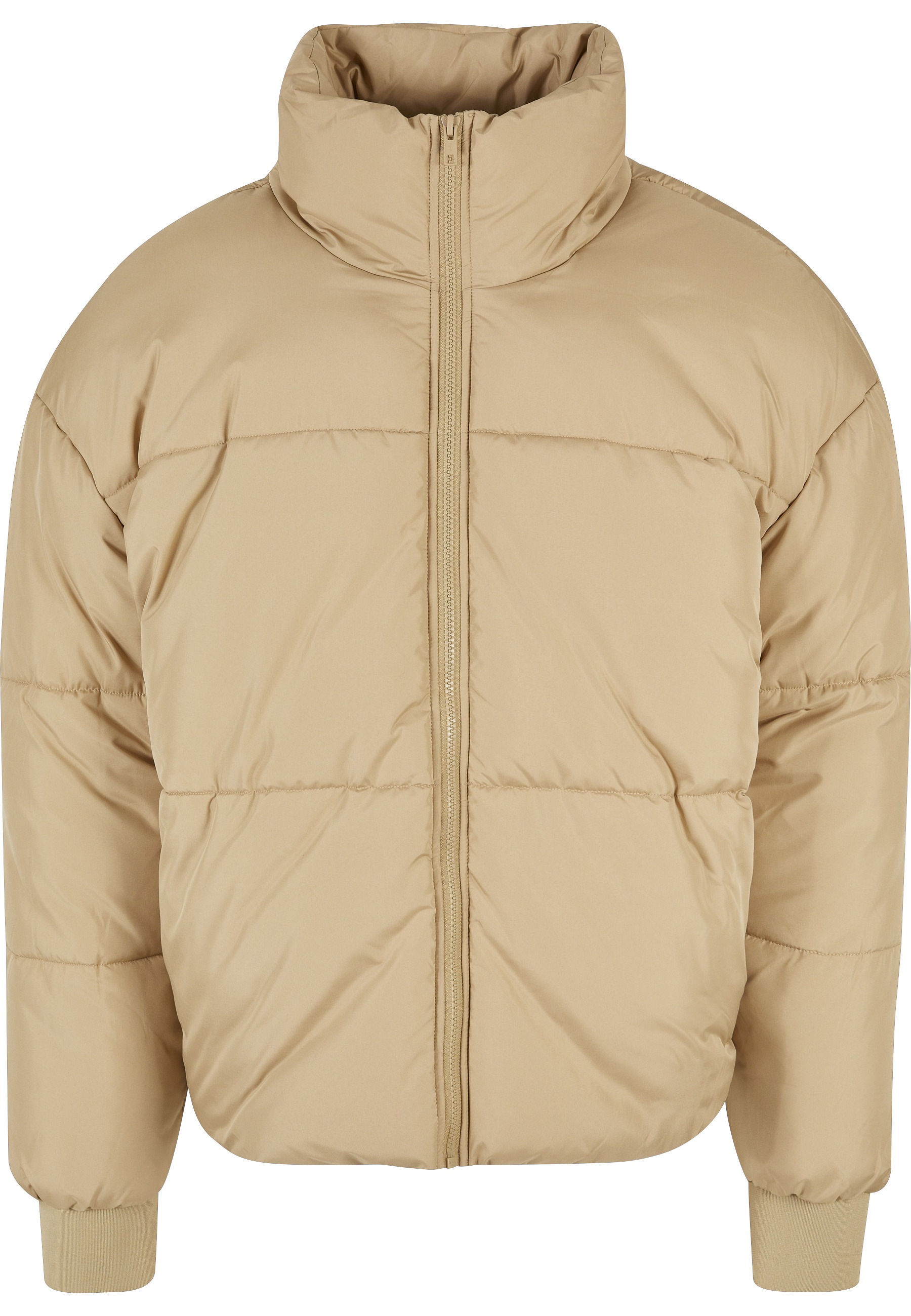 URBAN CLASSICS Winterjacke »Urban Classics Herren Short Big Puffer Jacket« 1 Stk. tlg. ohne Kapuze