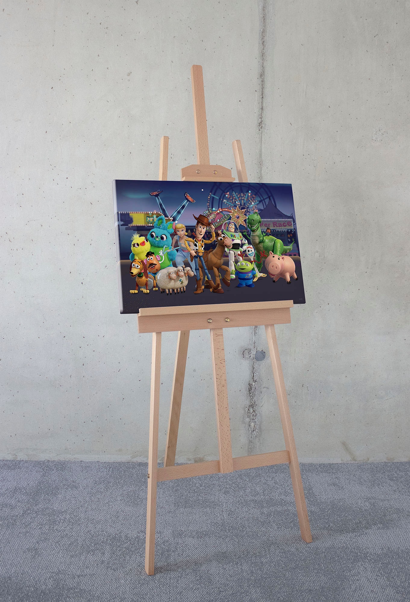 Leinwandbild »Keilrahmenbild - Toy Story The Greatest Team - Größe 40 x 60 cm«,...