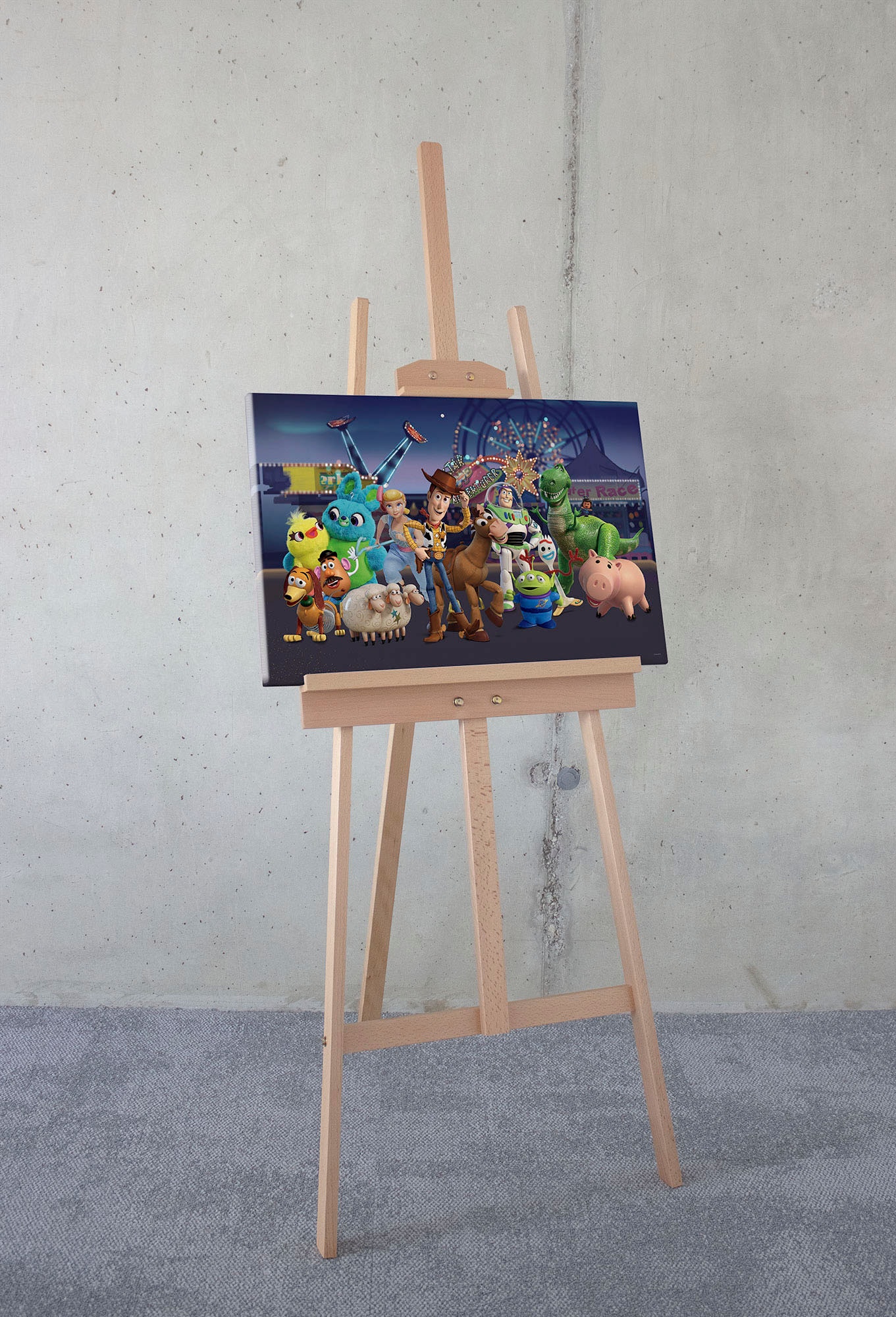 Komar Leinwandbild "Toy Story The Greatest Team - Größe 60 x 40 cm" Disney günstig online kaufen