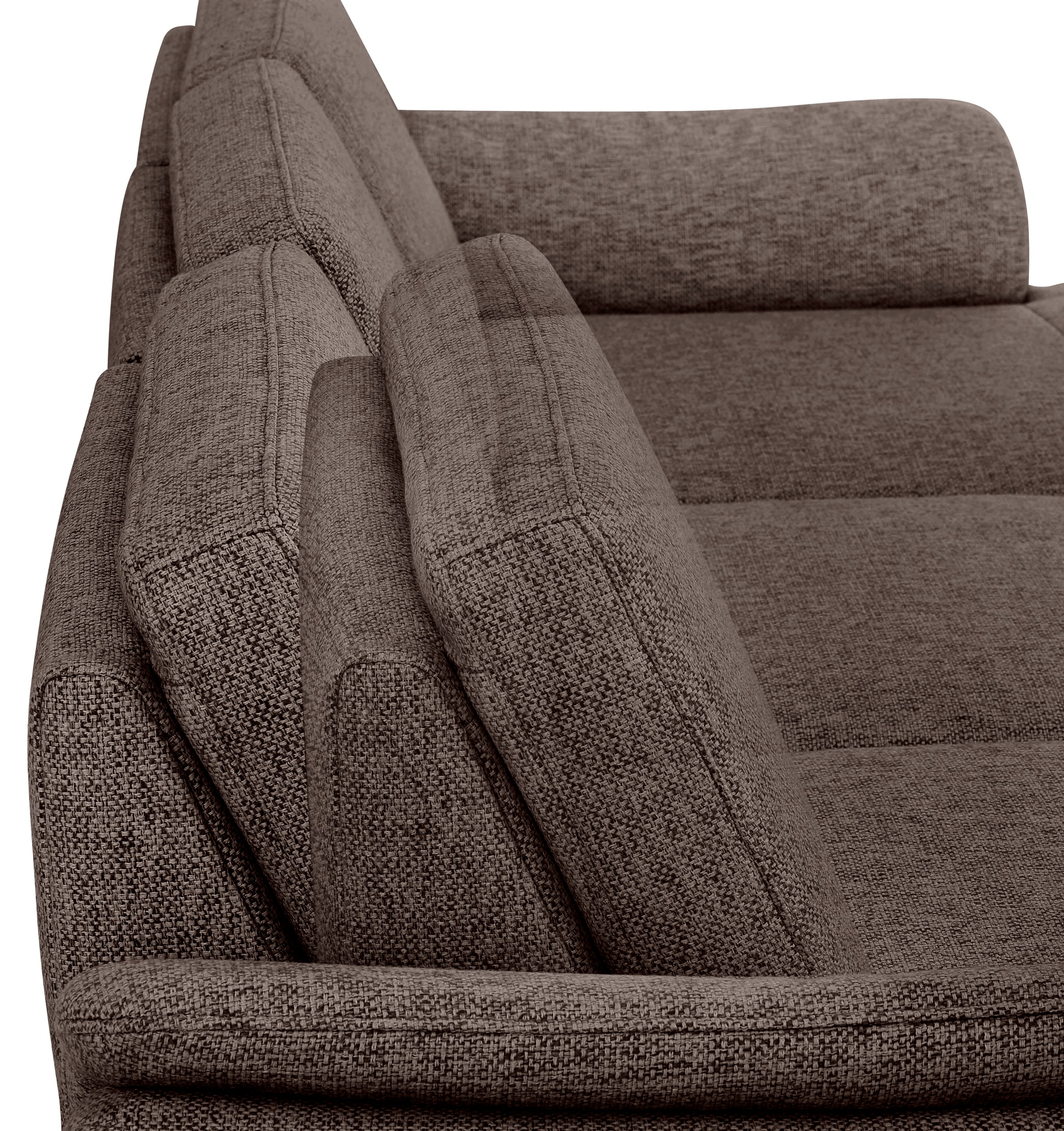 Home affaire Ecksofa »Palace L-Form«, incl. Sitztiefenverstellung, wahlweise mit Bettfunktion und Stauraum
