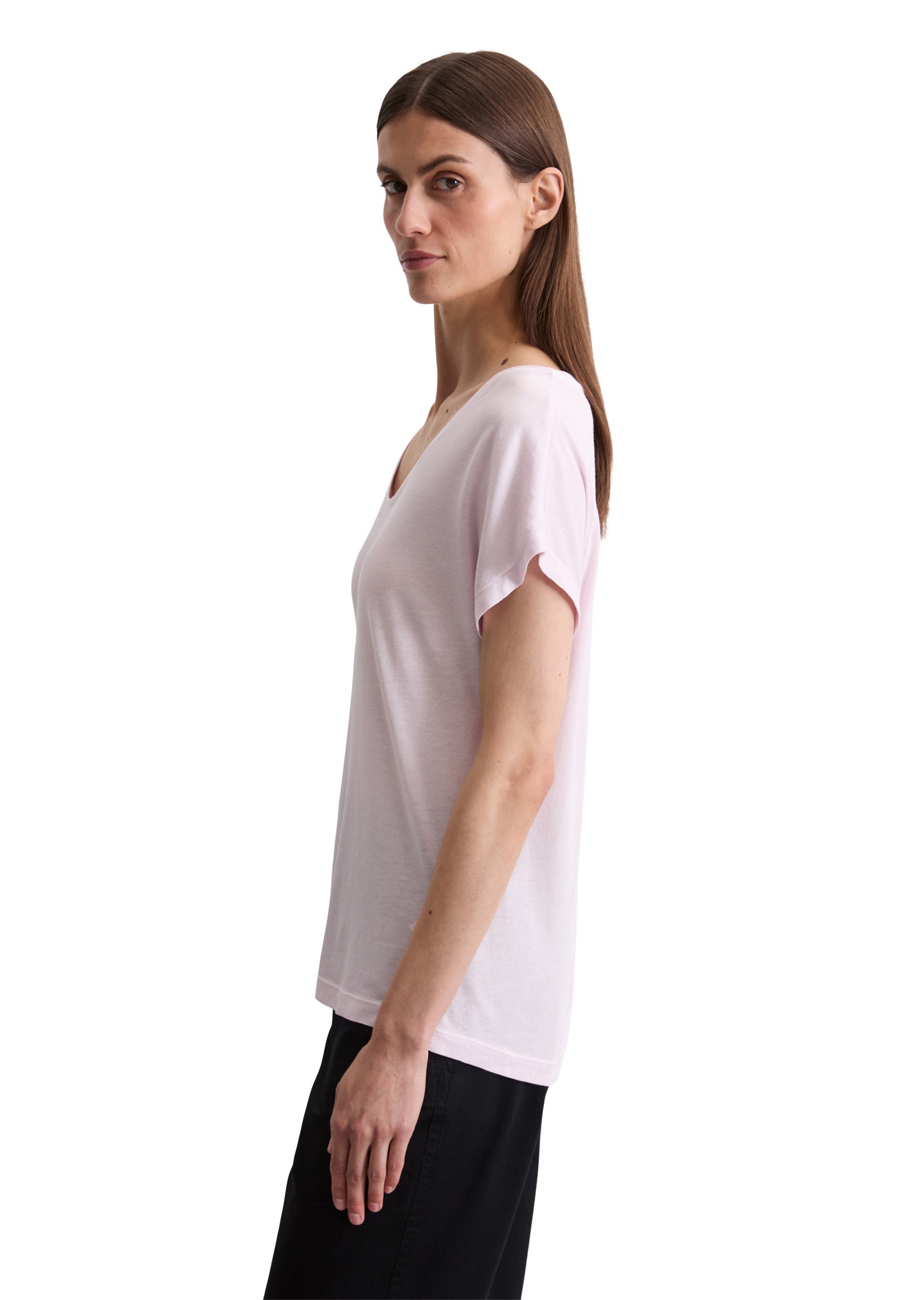 Marc OPolo T-Shirt "aus Viskose-Organic-Cotton-Mix" günstig online kaufen