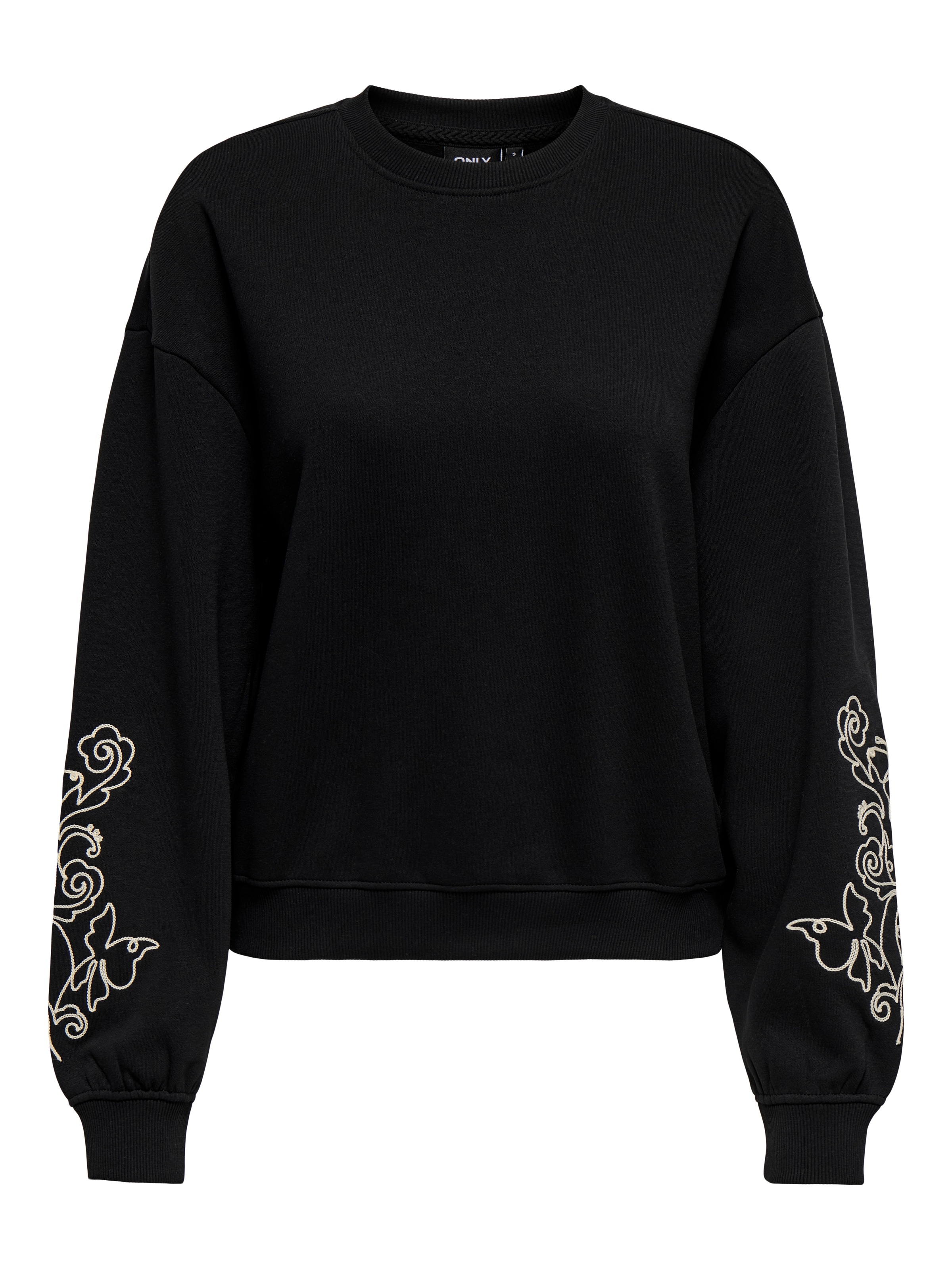 ONLY Sweatshirt "ONLBROOKE L/S O-NECK FLOWER SWT" günstig online kaufen