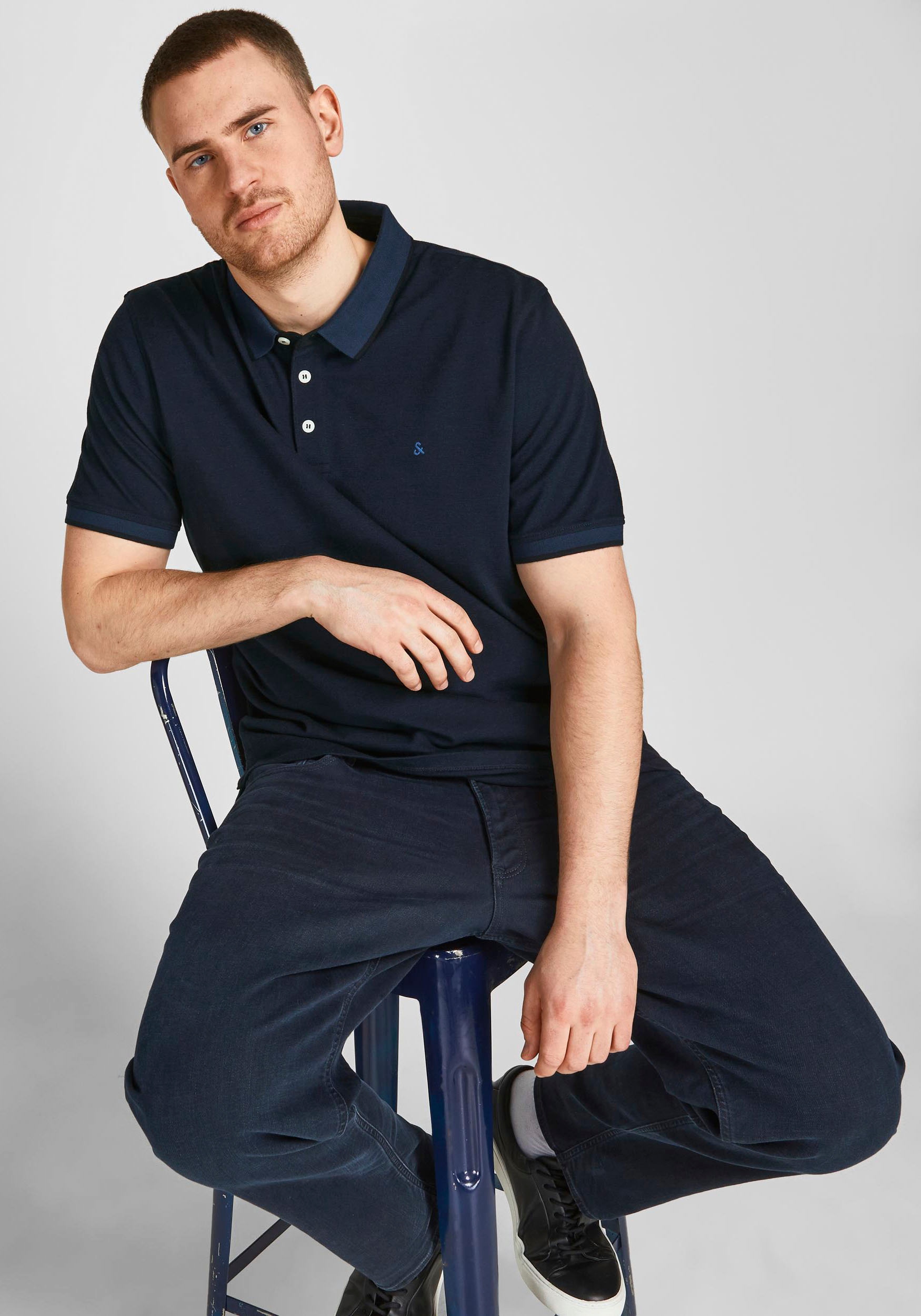 Jack & Jones PlusSize Poloshirt »Paulus Polo«, bis Größe 6XL