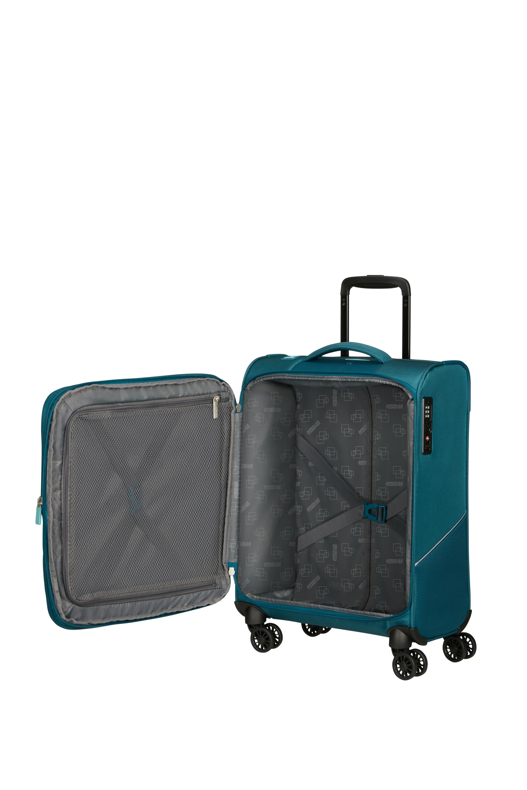 American Tourister® Weichgepäck-Trolley »SUMMERRIDE, in verschiedenen Größen« 43 l 4 Rollen Reisekoffer Volumenerweiterung TSA-Schloss