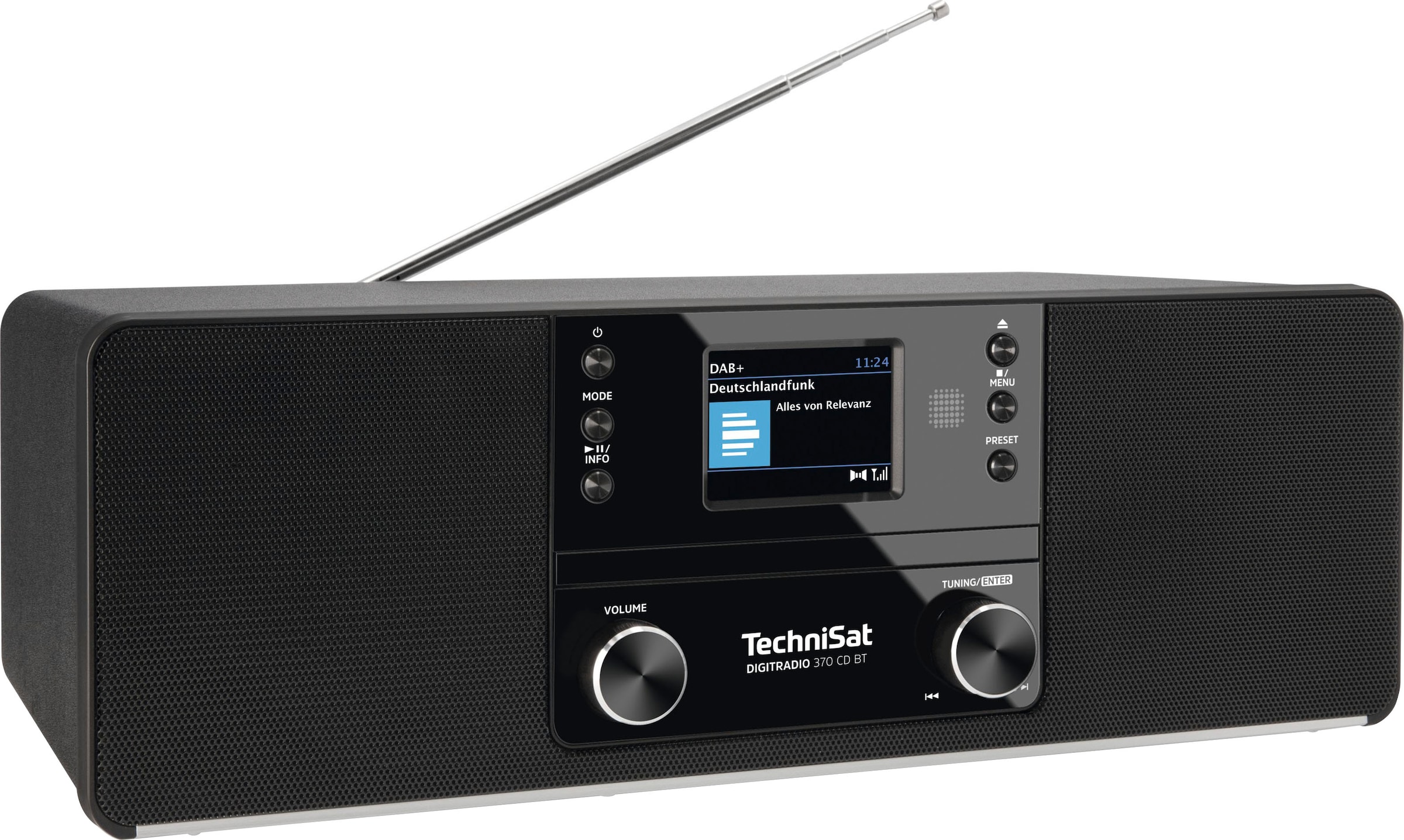 TechniSat Digitalradio (DAB+) »DIGITRADIO 370 W) | (DAB+) RDS CD 10 UKW (Bluetooth BAUR -Digitalradio BT«, mit