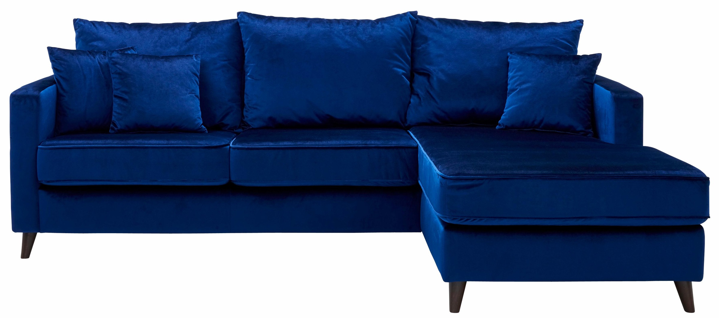 Guido Maria Kretschmer Home&Living Ecksofa »Renesse L-Form«, lose Kissen, Keder an Sitzkissen