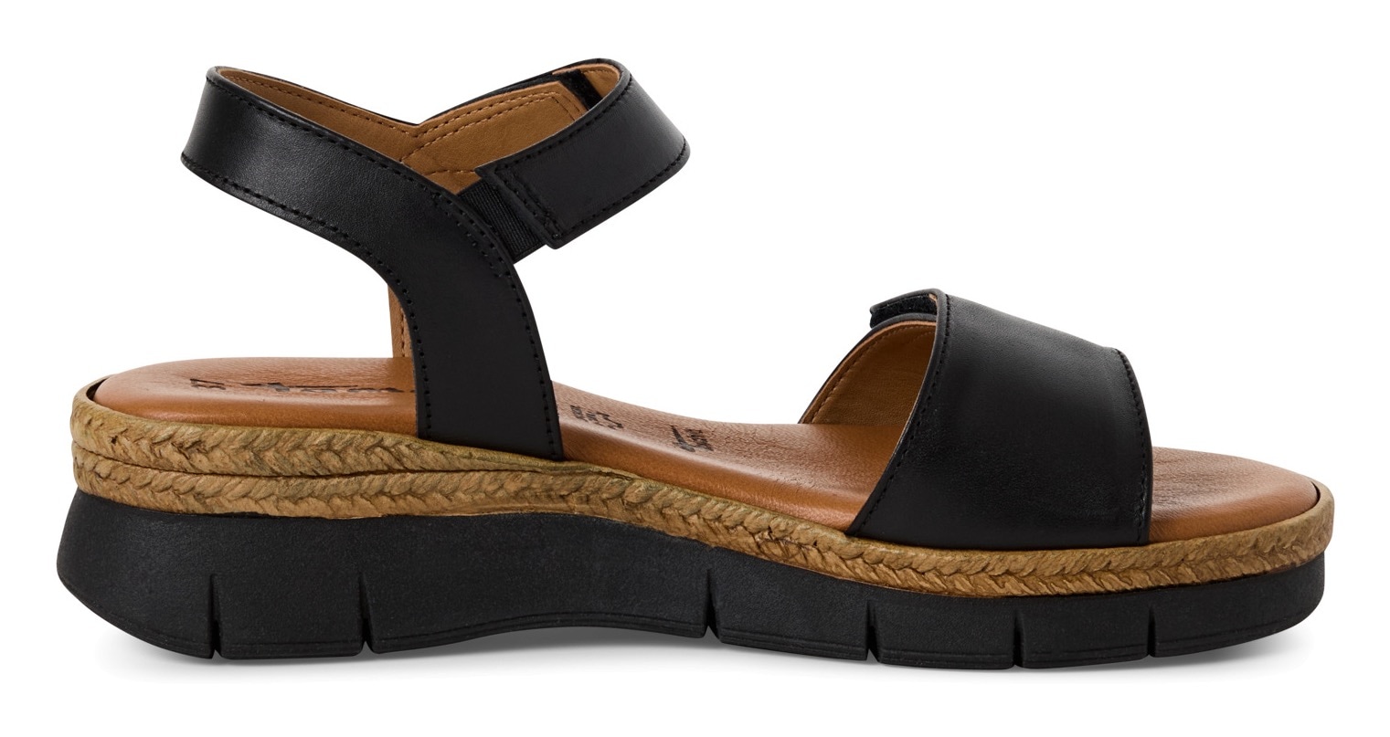 Tamaris Keilsandalette, Riemchensandale, Sommerschuh mit verstellbaren Klettverschlüssen