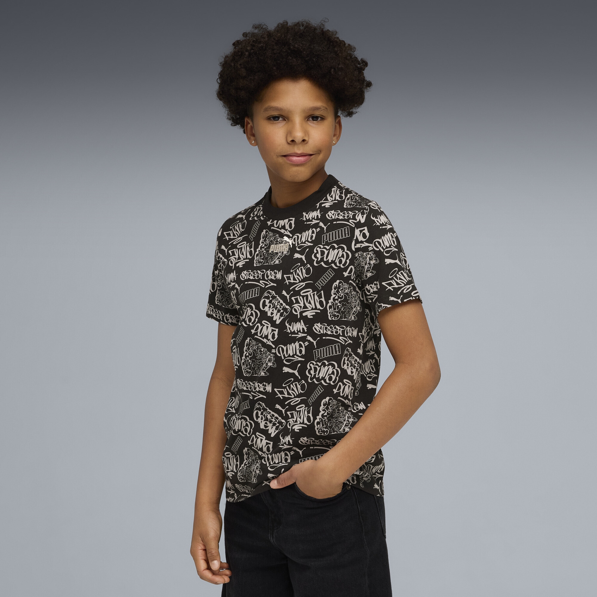 PUMA T-Shirt »MID 90s Bedrucktes T-Shirt Jungen«