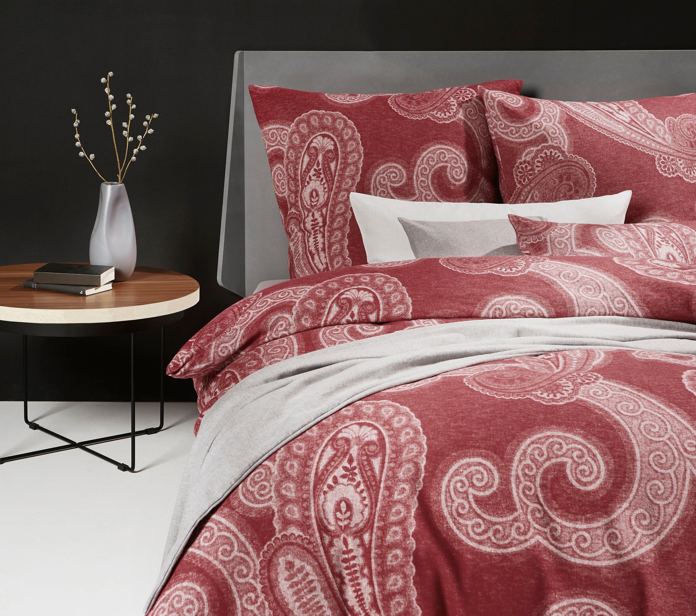 fleuresse Bettwäsche "Lech 4312" 3 tlg. Jacquard Flanell, Baumwolle, in Gr. günstig online kaufen
