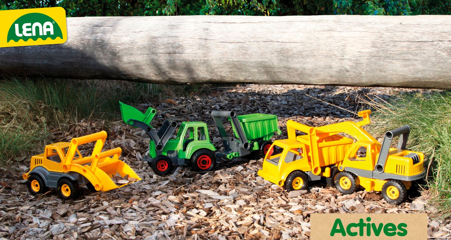 Lena® Spielzeug-Radlader »Actives Schaufellader« Made in Europe