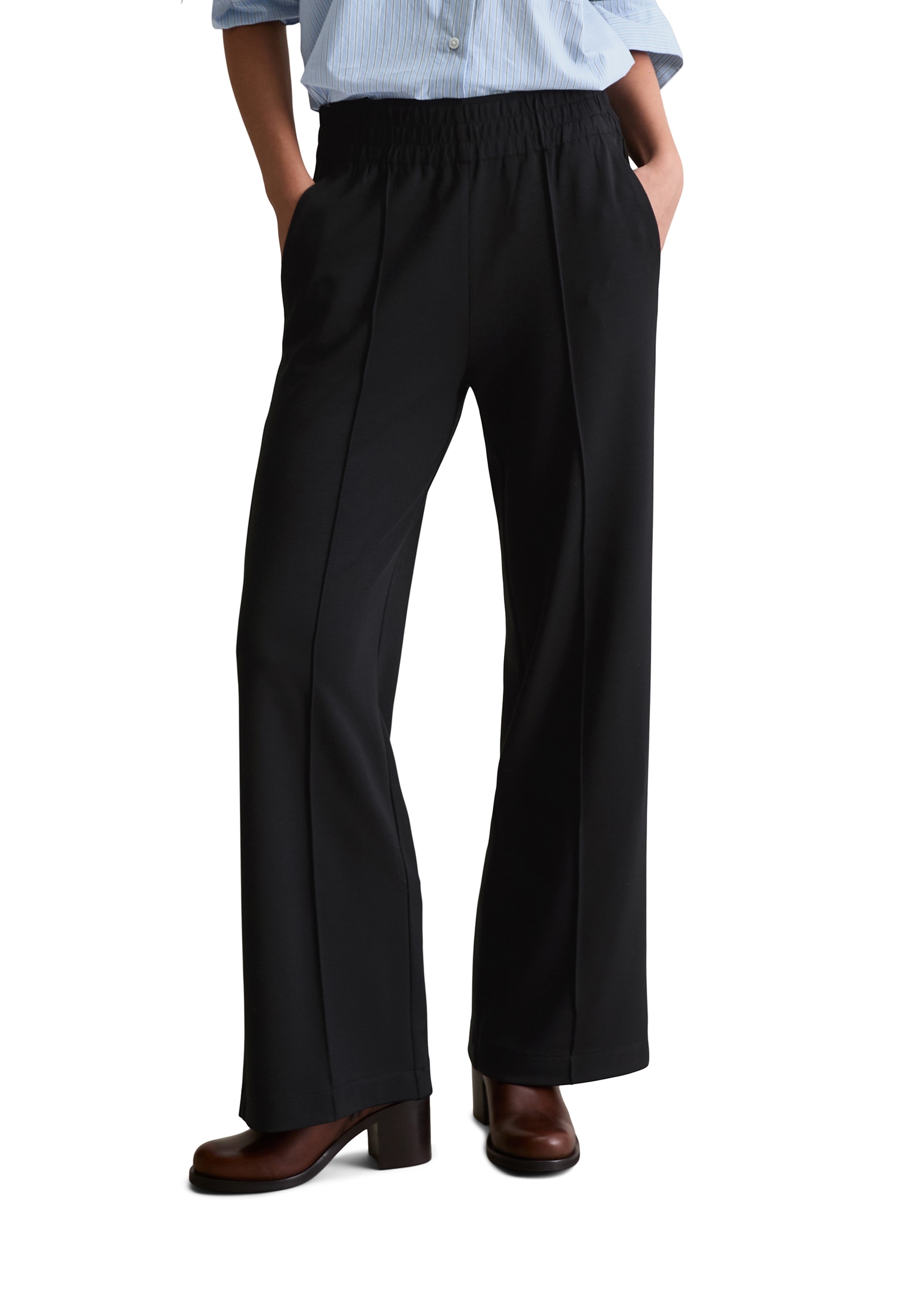 Marc OPolo DENIM Jerseyhose, regular fit aus fließendem Modal-Mix, elastisc günstig online kaufen