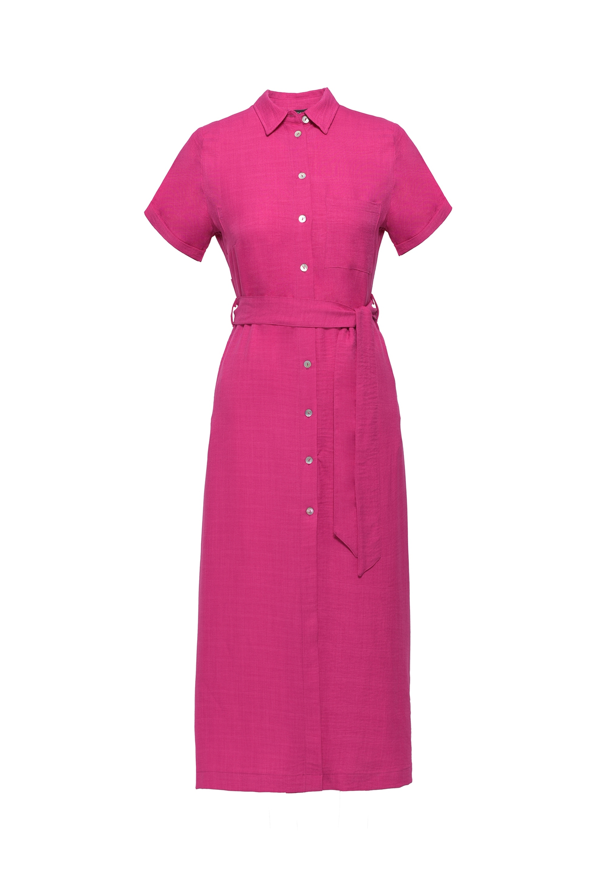 freshlions Jerseykleid »Long Button up«, mit langem Schnitt