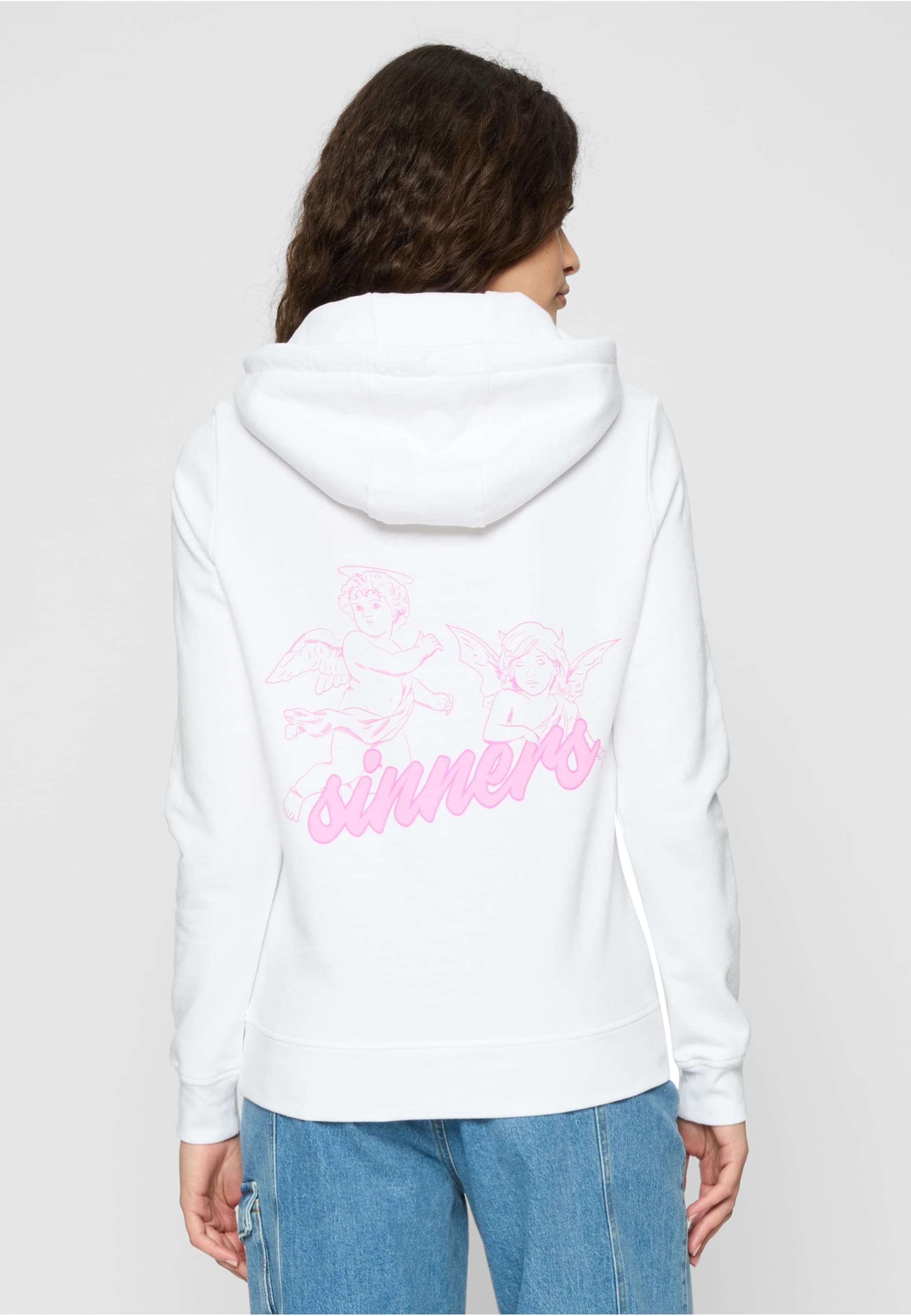 MisterTee Kapuzenpullover »MisterTee Damen Ladie Sinners Hoody«, (1 tlg.)