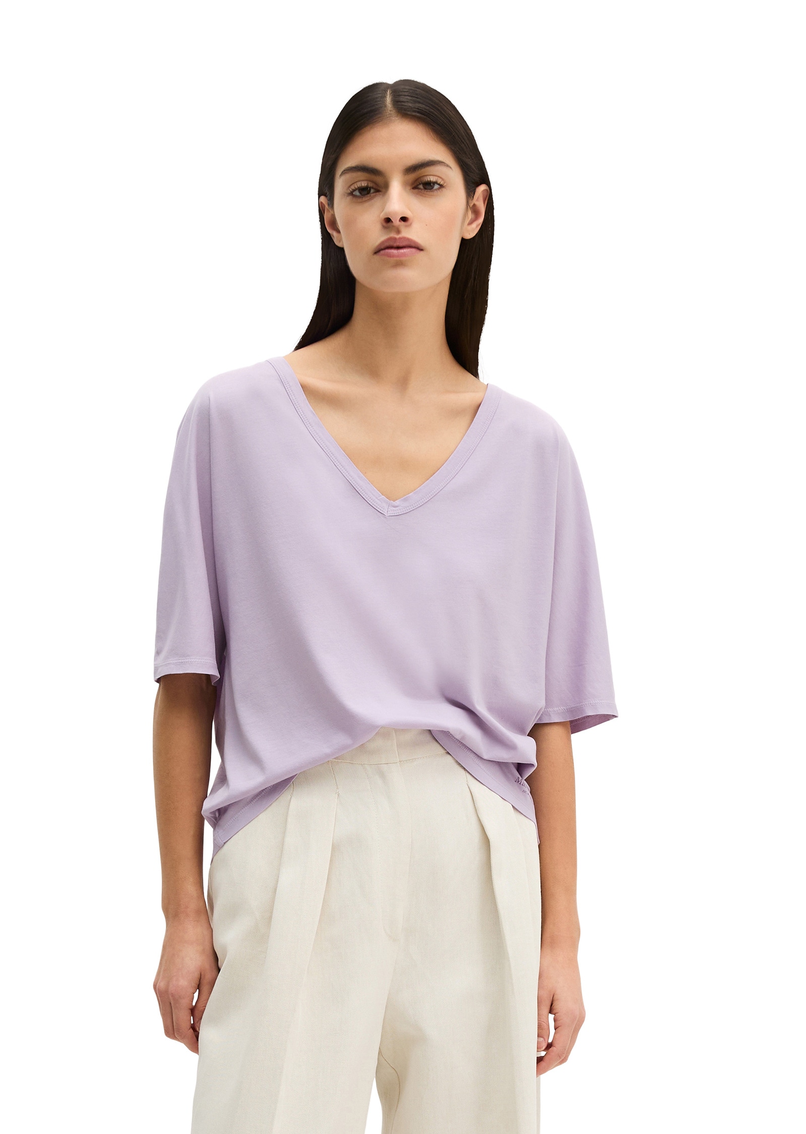 Marc OPolo T-Shirt "mit angeschnittenen Ärmeln" günstig online kaufen