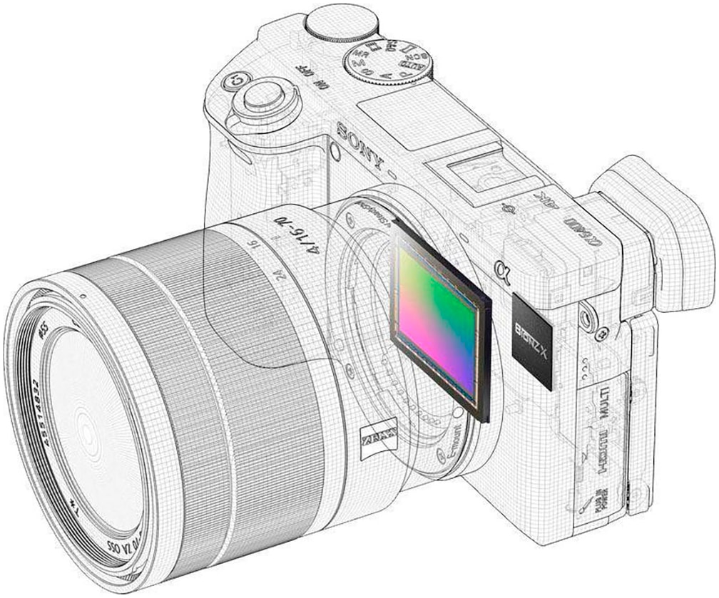Sony Kompaktkamera »Alpha 6400 + 18-135mm Objektiv«, 24,2 MP, Bluetooth