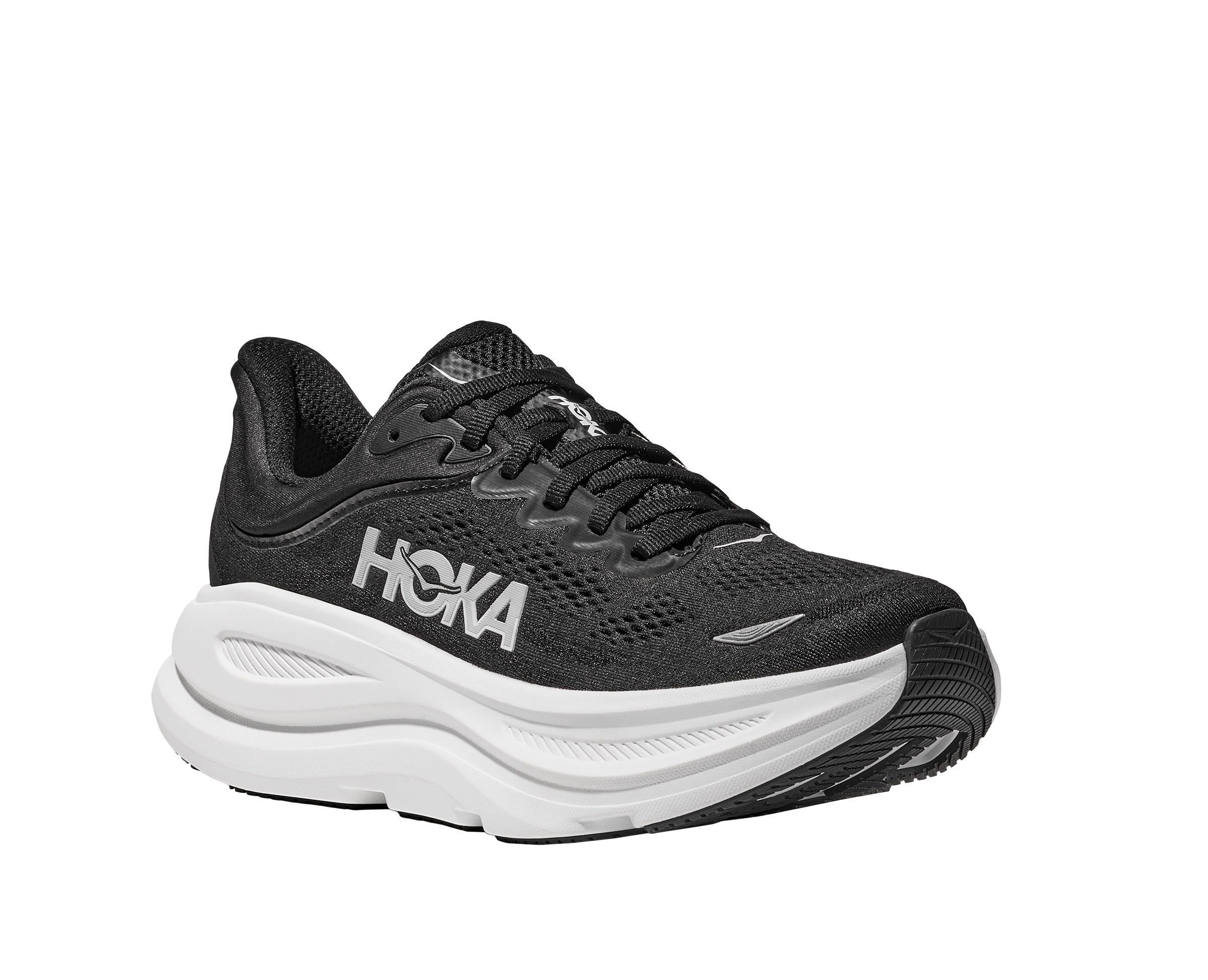 Hoka One One Laufschuh "BONDI 9" atmungsaktives Mesh-Obermaterial, leicht profiliertes Laufsohlenprofil