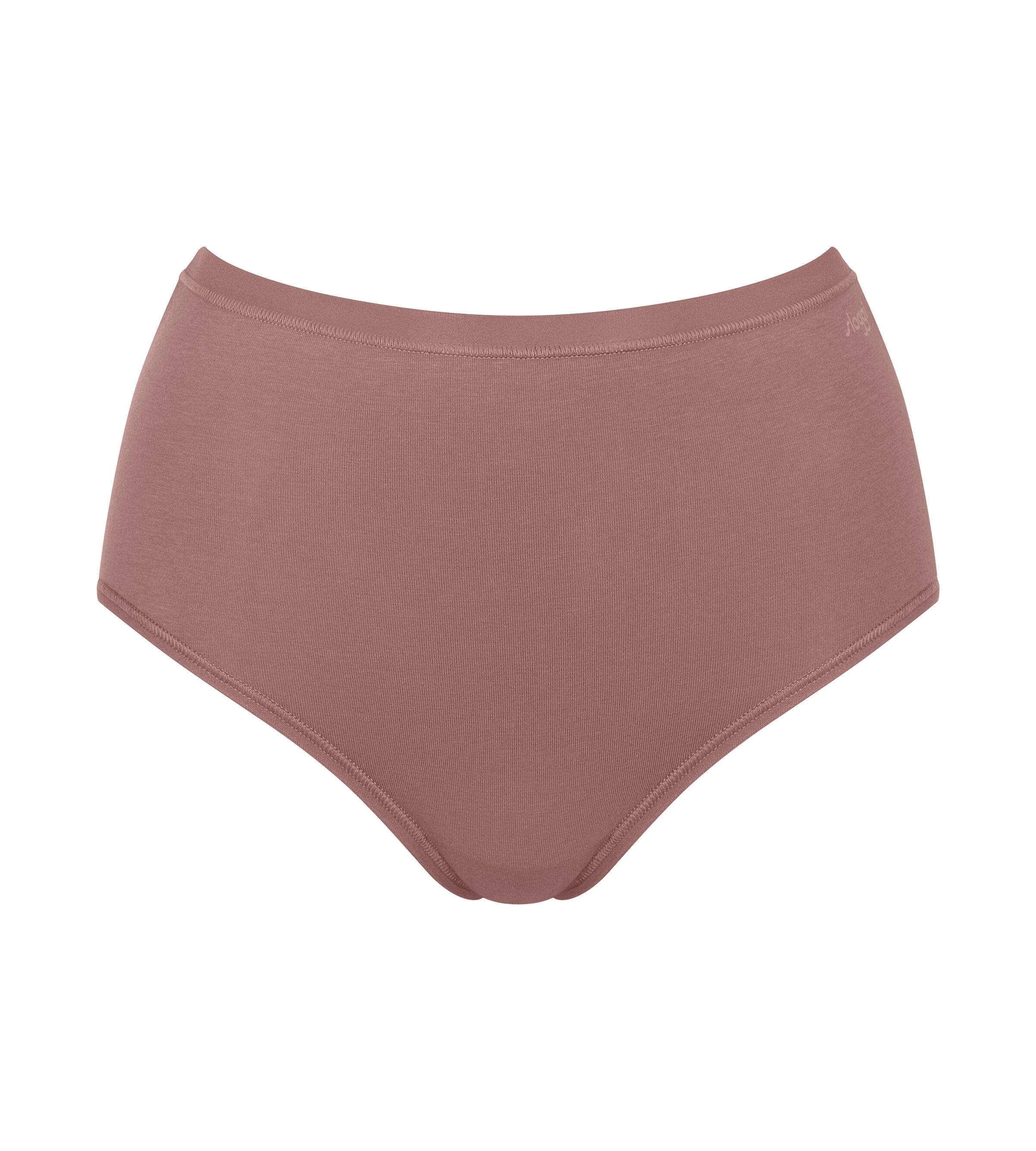 sloggi Slip »GO Daily Cotton Highwaist 3P«, (3er Pack), Glanz-Effekt Details, hochgeschnittene Taille