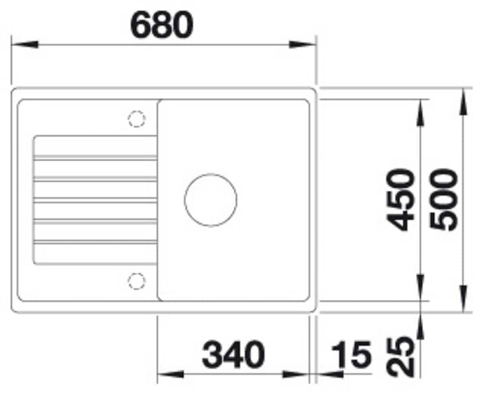 Blanco Granitspüle »ZIA 45 S Compact«, erhältlich in mehreren Farben