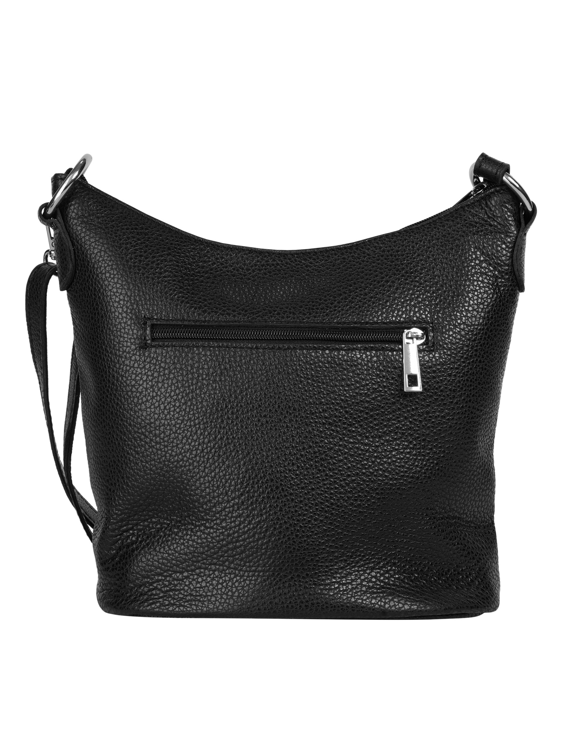 Cluty Umhängetasche, echt Leder, Made in Italy