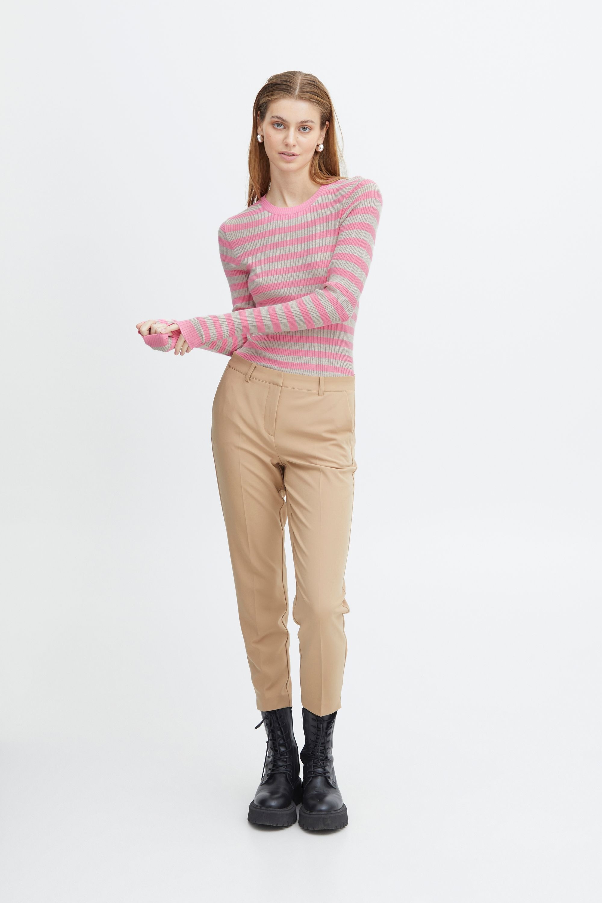 Ichi Strickfleece-Pullover »Strickpullover IHMafa«