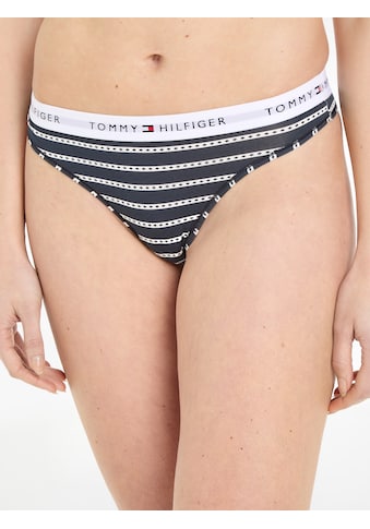 TOMMY HILFIGER Underwear T-String »THONG PRINT« su Logoschriftz...