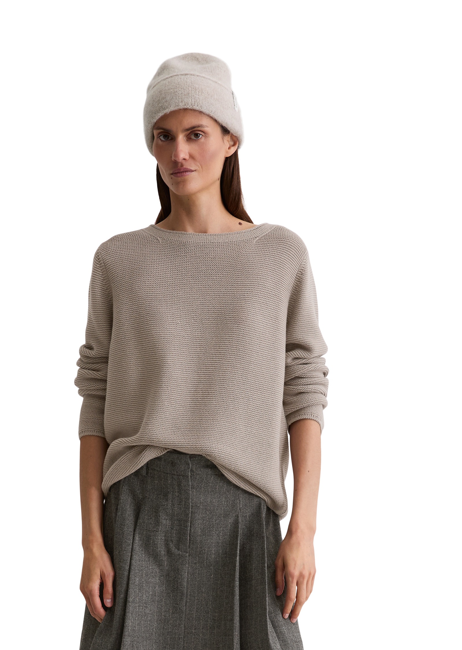 Marc OPolo Rundhalspullover "aus Organic Cotton" günstig online kaufen