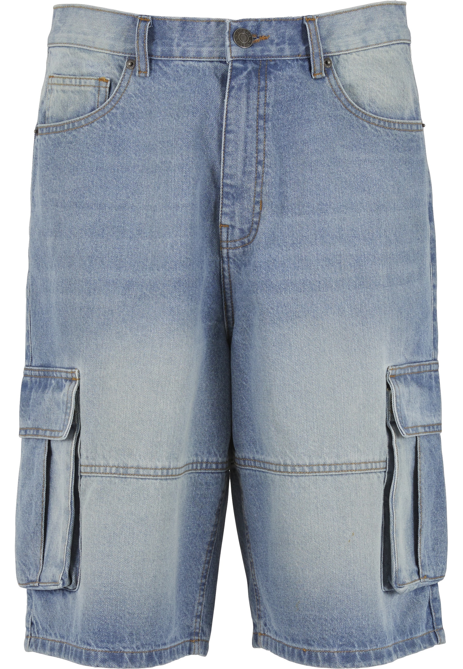 URBAN CLASSICS Shorts "Urban Classics Relaxed Denim Cargo Shorts" günstig online kaufen
