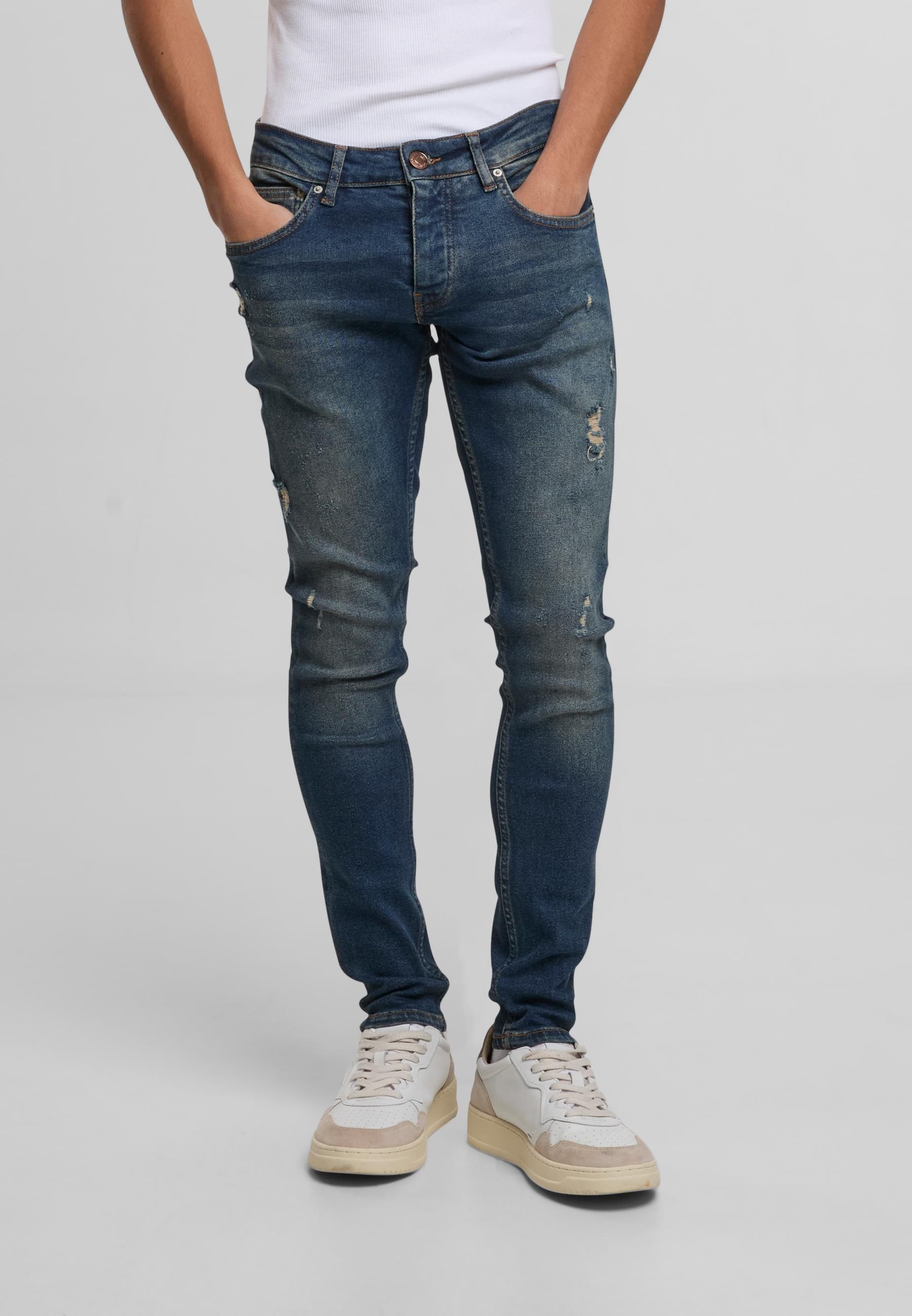 2Y Studios Bequeme Jeans »2Y Studios Herren 2Y Destroyed Skinny Denim«
