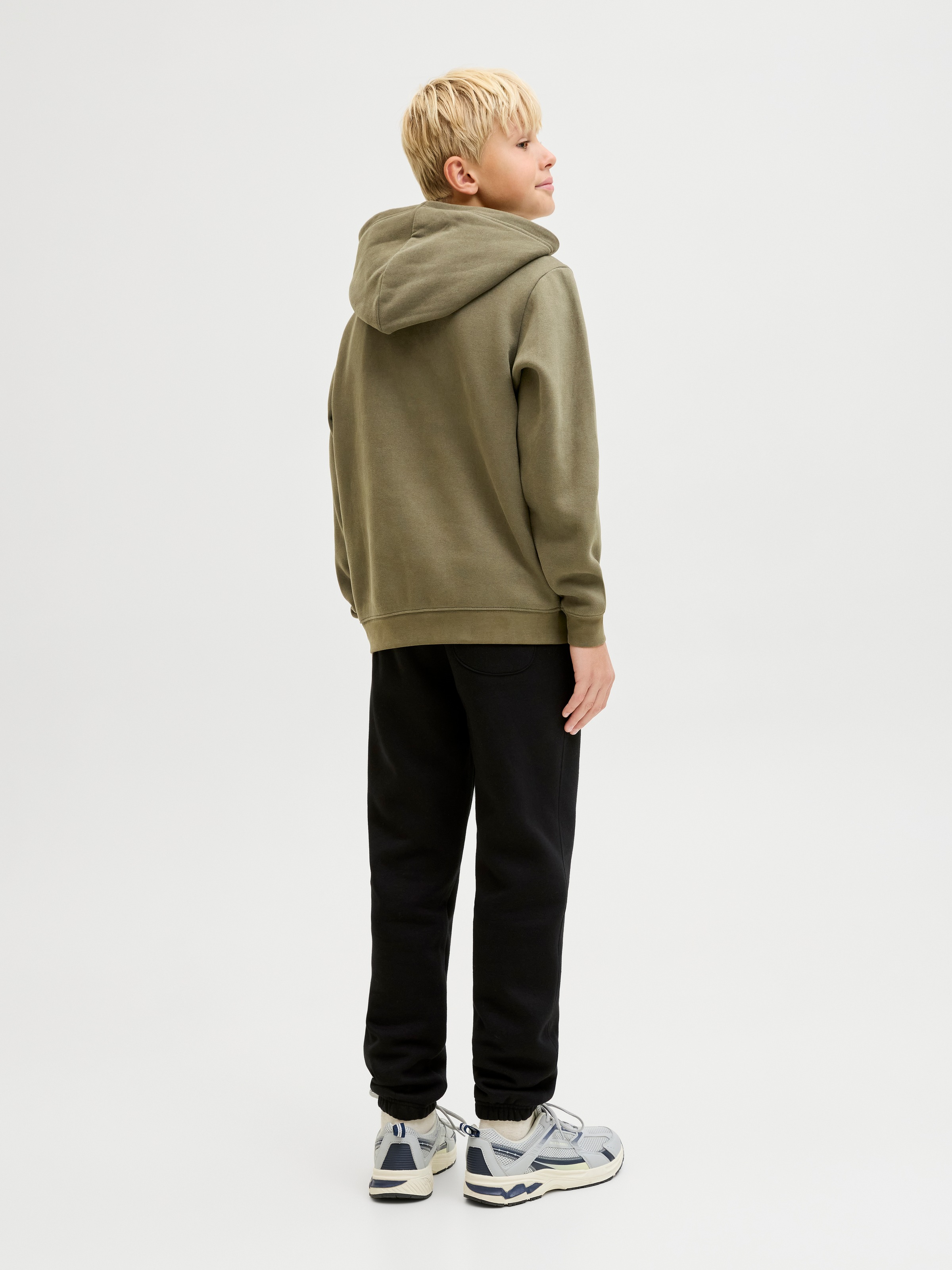 Jack & Jones Junior Kapuzensweatshirt »JCOPOINT SWEAT BADGE HOOD JNR«
