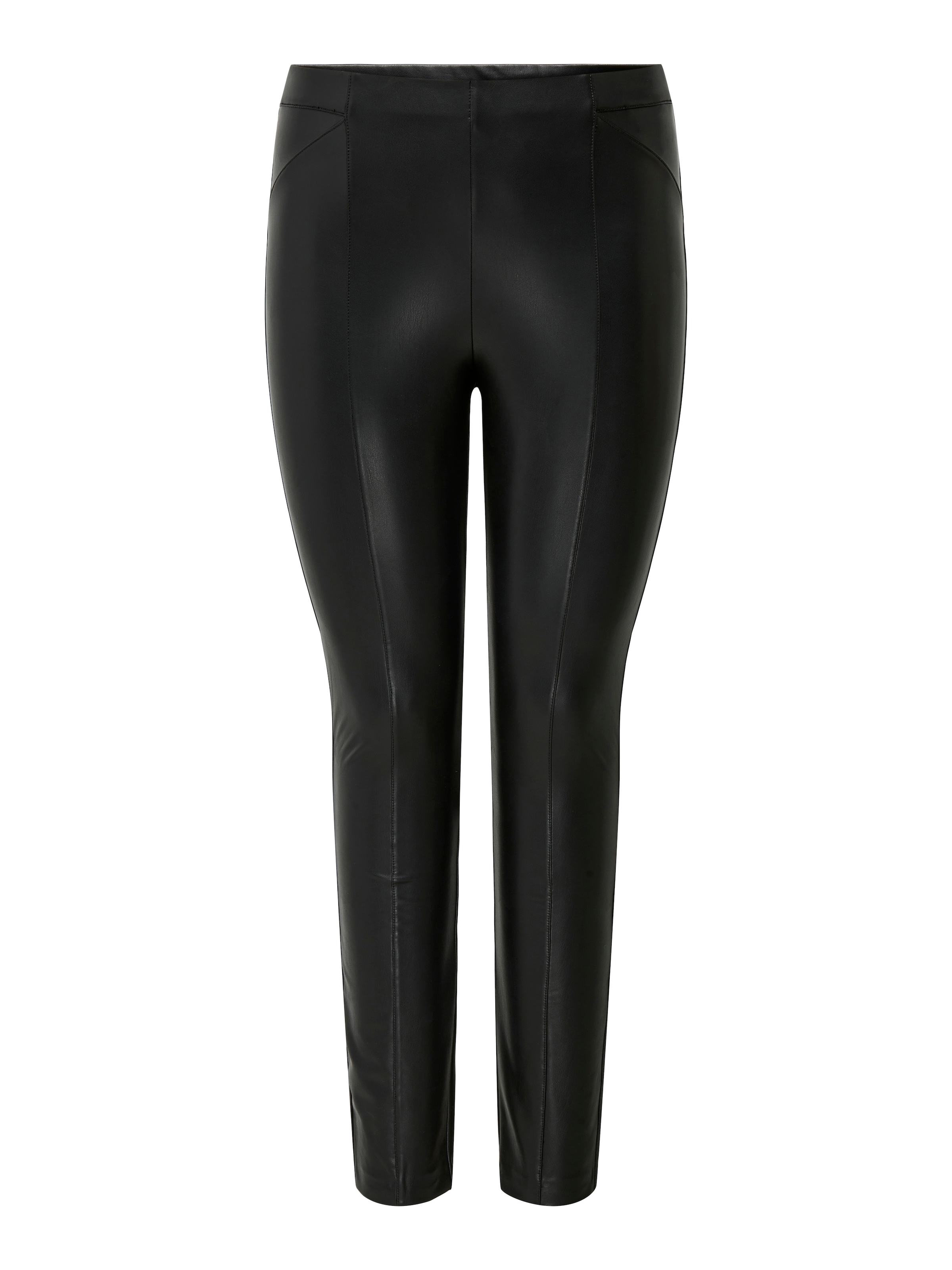 ONLY CARMAKOMA Lederimitathose "CARJESSIE FAUX LEATHER LEGGING OTW NOOS"