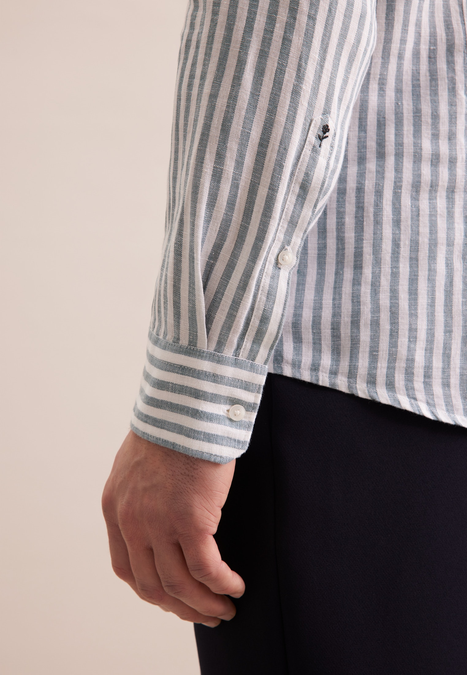 seidensticker Businesshemd »Slim«, Slim Langarm Kentkragen Streifen