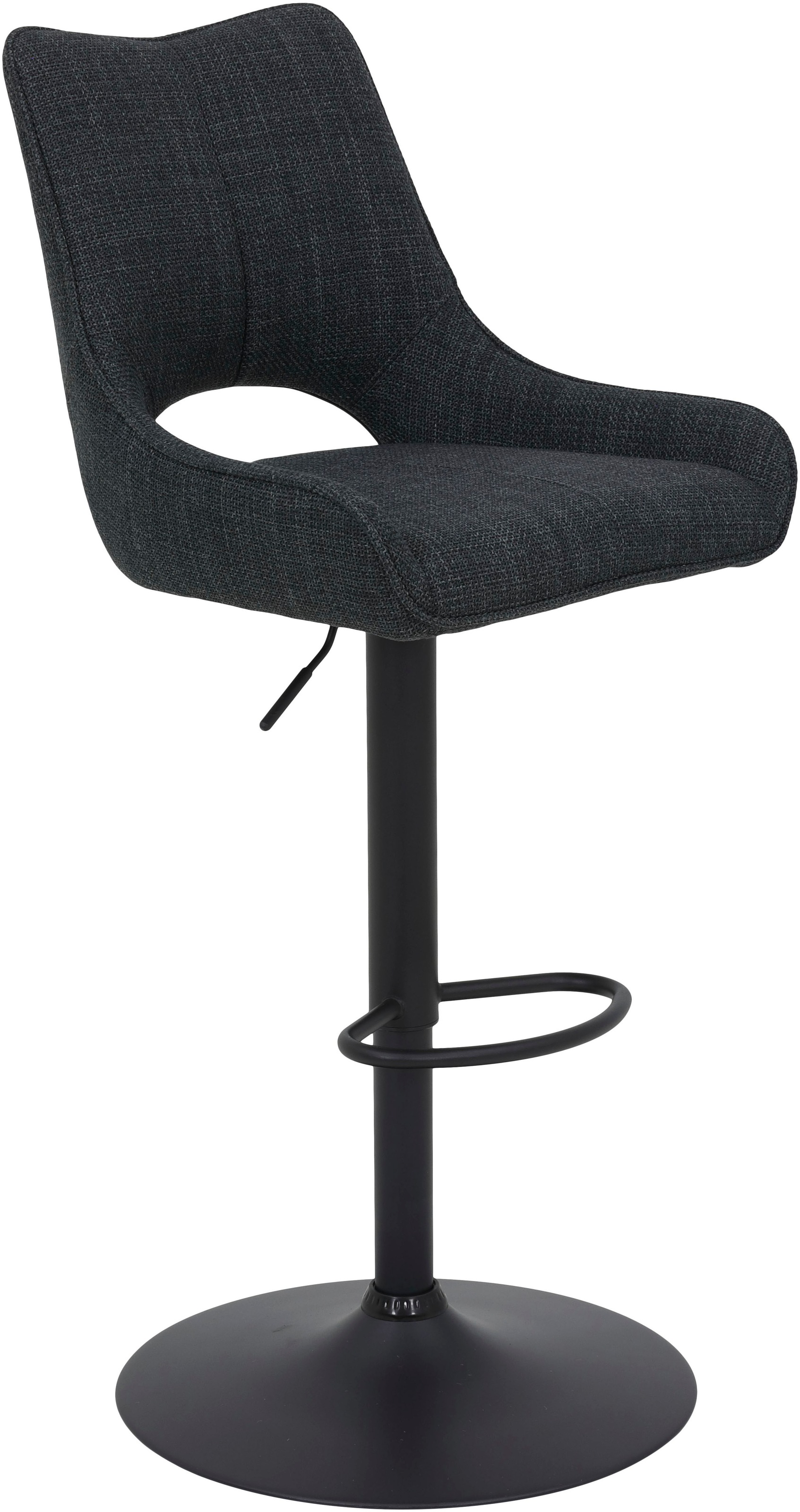HELA Barhocker "ROCKPORT" Set, drehbar,höhenverstellbar,Gasdruckfeder,Rückenausschnitt,Tellerfuß